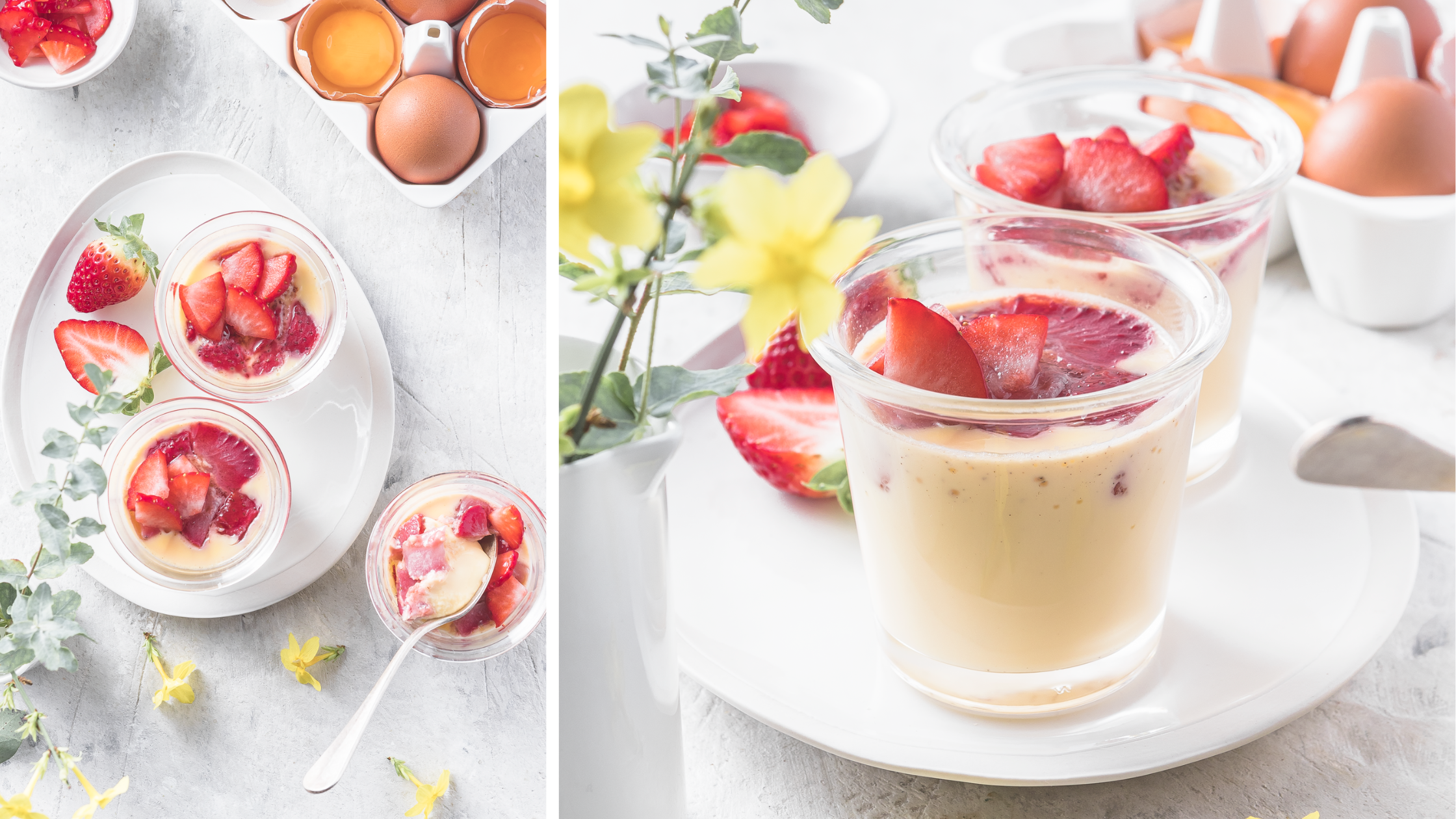 Strawberry Egg Creams