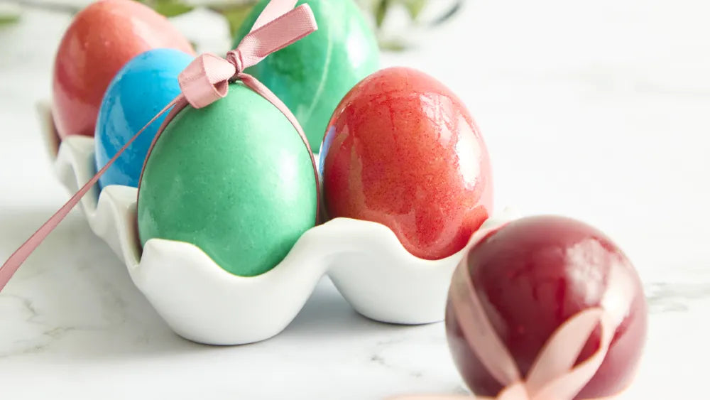 Coloured Easter Eggs