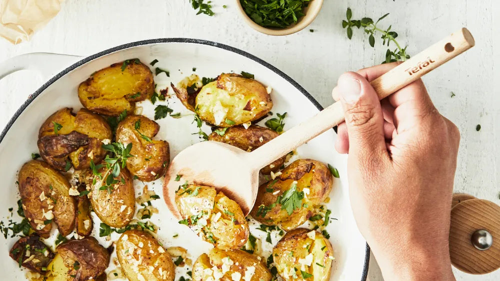 Crushed, Crispy Potatoes | Tefal Recipe