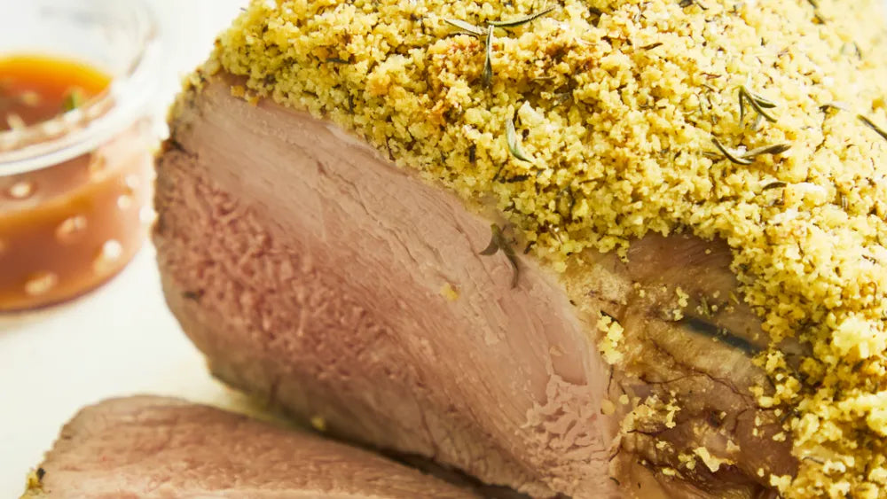Herb Crusted Leg of Lamb