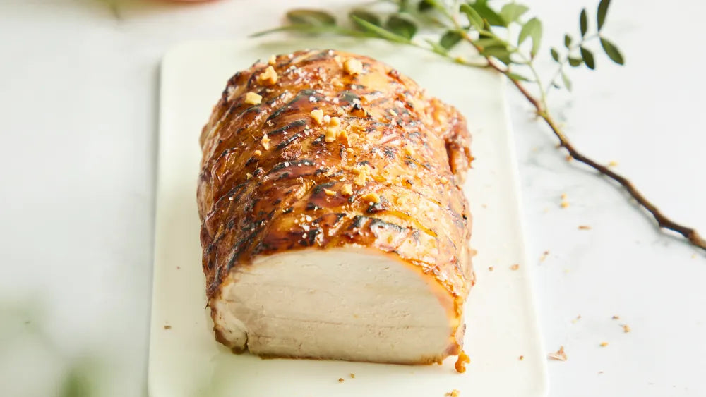 Honey Glazed Roast Pork with Walnut & Sweet Potato Puree | Tefal Recipe