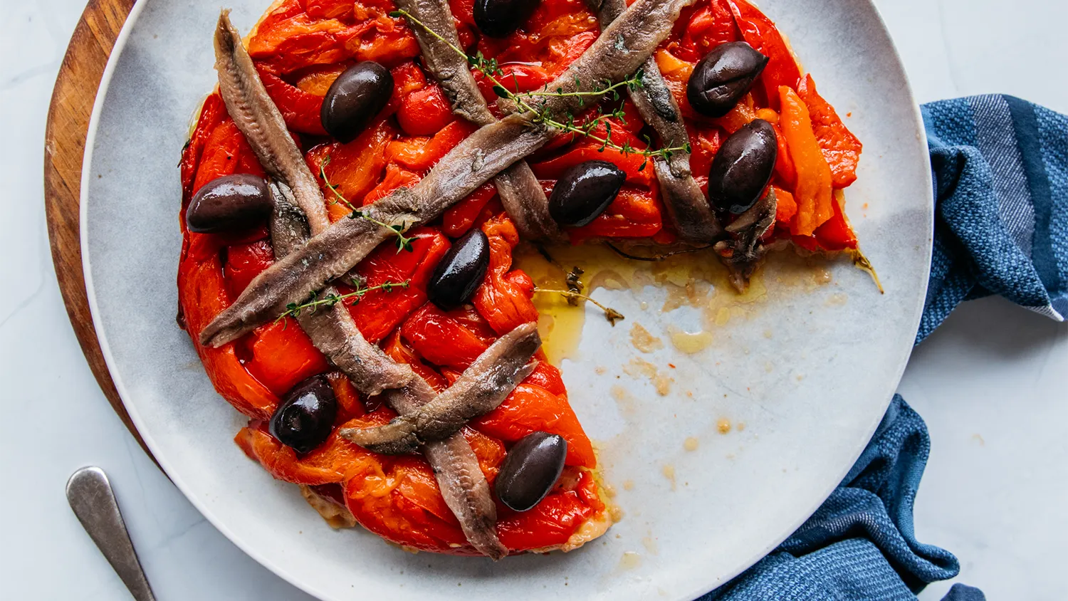 Provencal Capsicum and Anchovy Tart | Tefal Recipe
