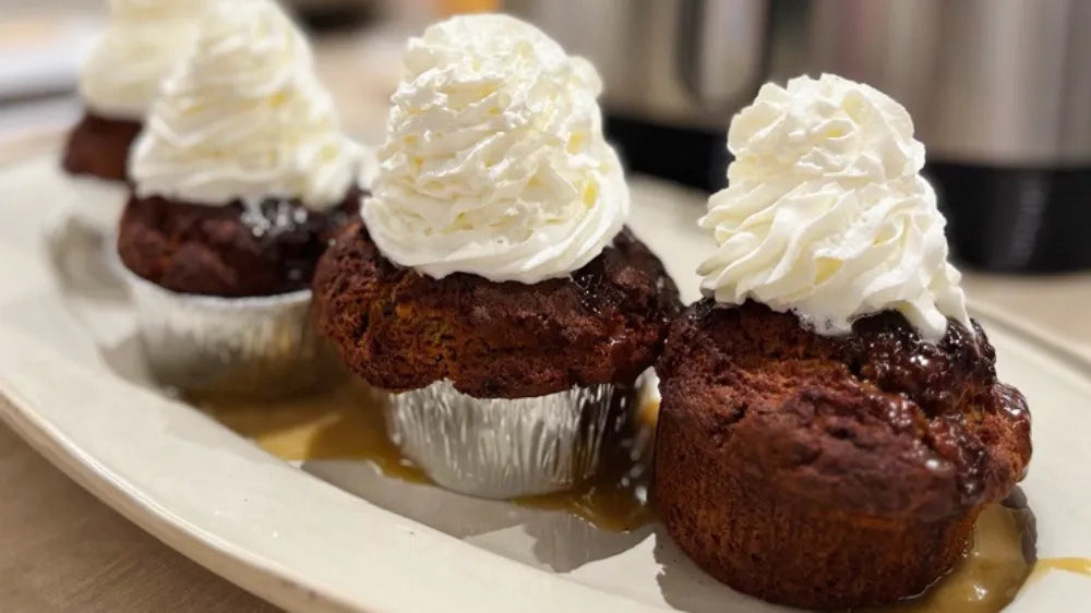 Sticky Date and Ginger Pudding with Butterscotch Sauce