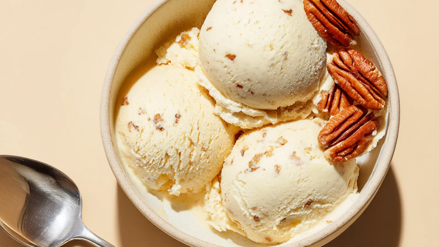 Vanilla Ice Cream with Caramelised Pecan Nuts | Tefal Dolci Recipe