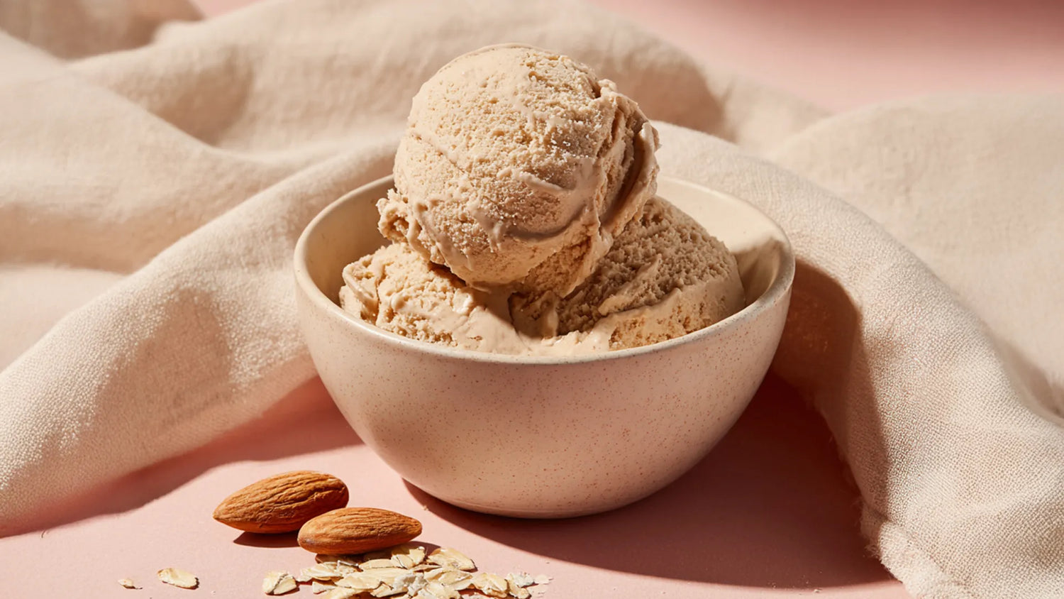 Vegan Oat and Almond Light Ice Cream