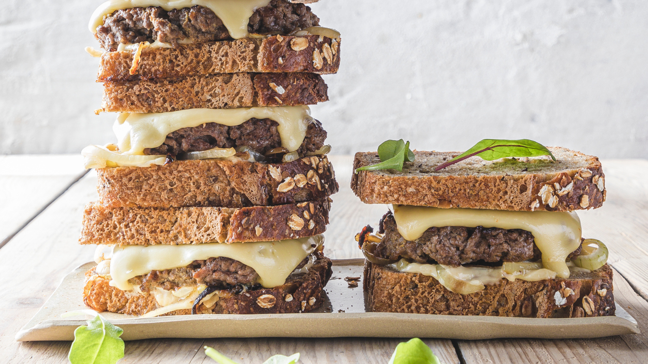 Cheesy Beef Sandwich