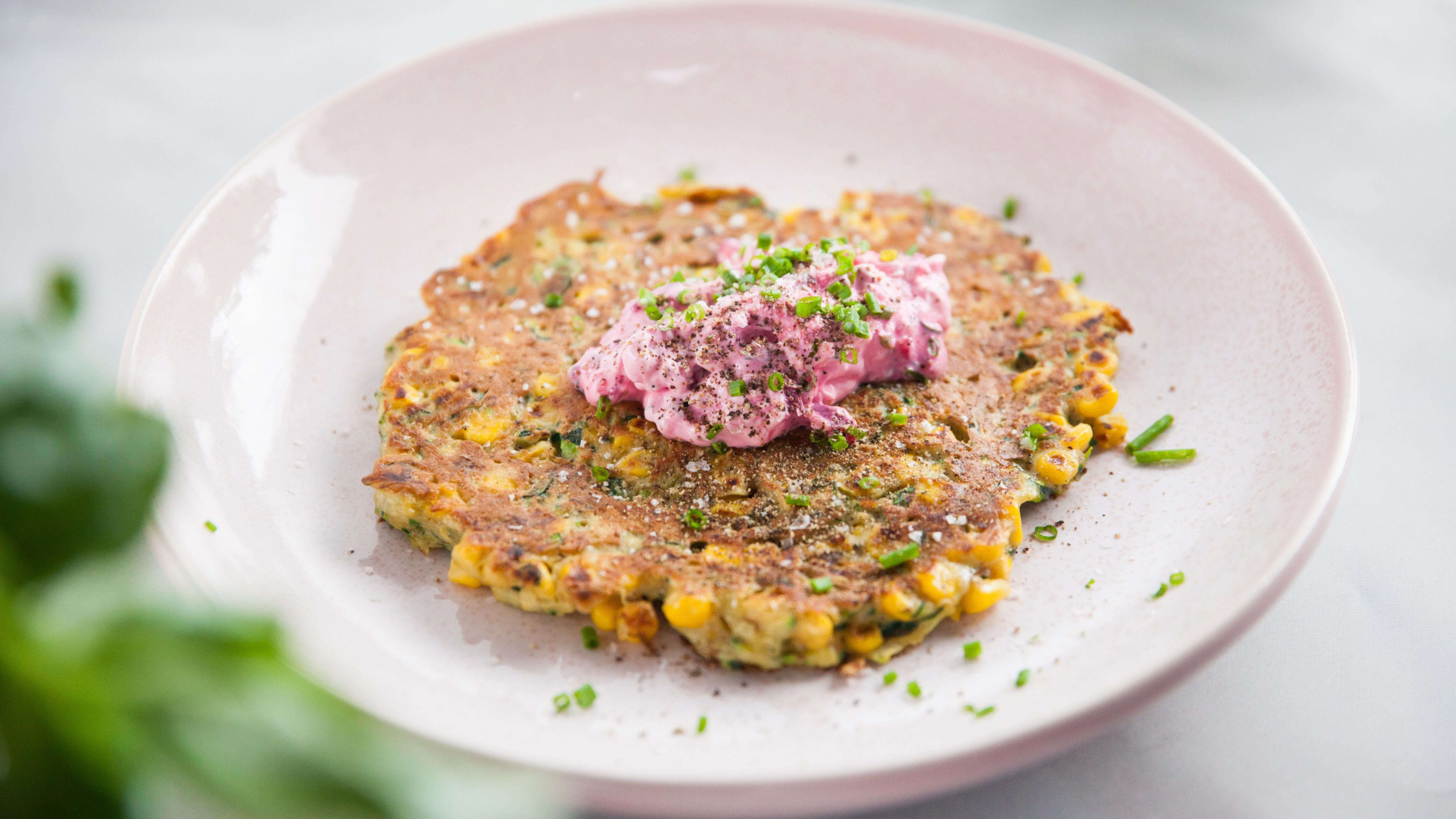 Zucchini and Corn Fritters