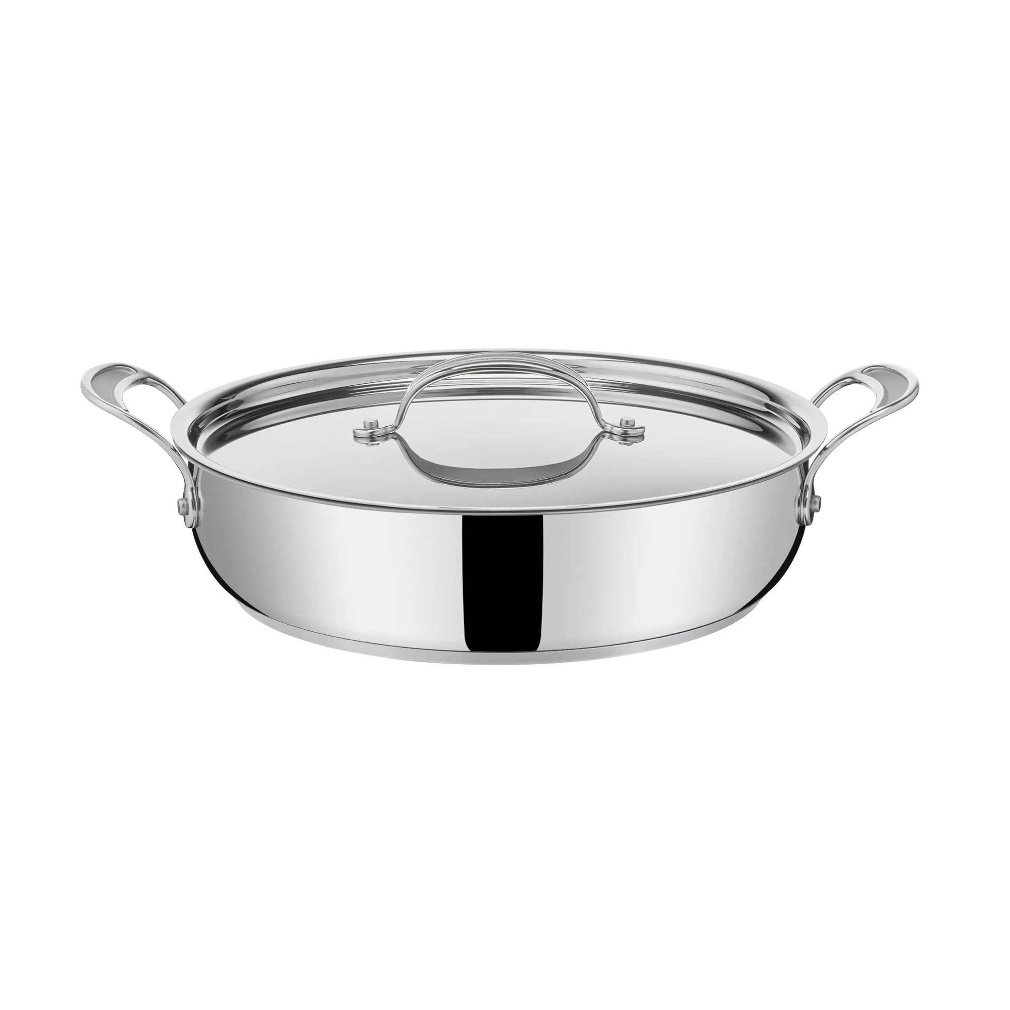 Jamie Oliver by Tefal Cooks Classic Stainless Steel Non-stick Induction Shallowpan 30cm + Lid