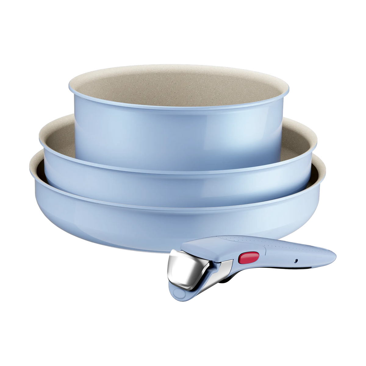 Tefal Ingenio Serenity Induction Non-Stick Calm Blue 4pc Set