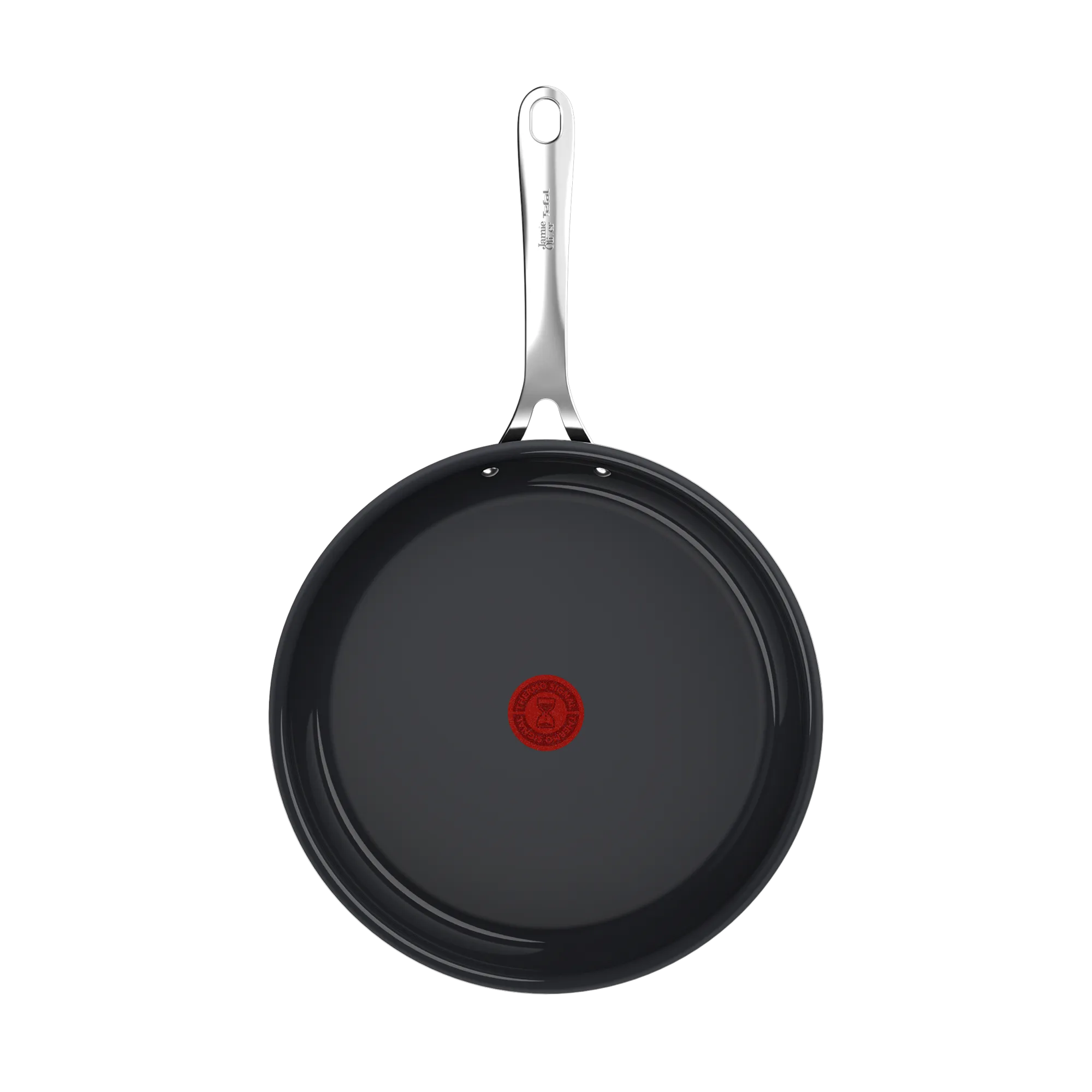 Interior ceramic coating of Jamie Oliver by Tefal Enjoy Ceramic Induction Hard Anodised frypan