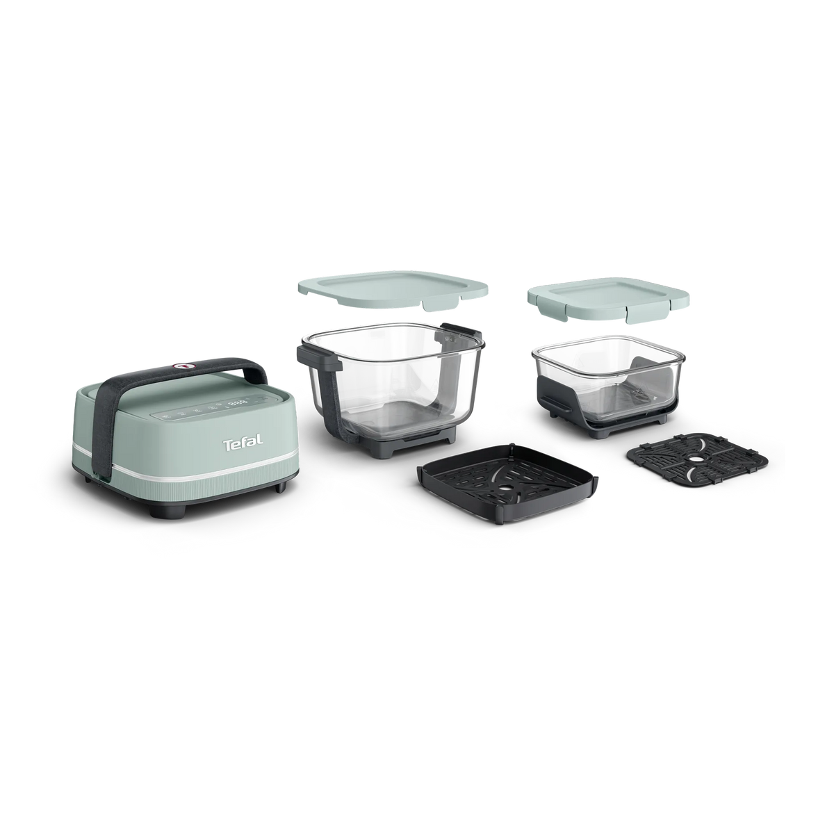 Tefal Crisp & Go Portable Glass Air Fryer Eucalyptus FB7014