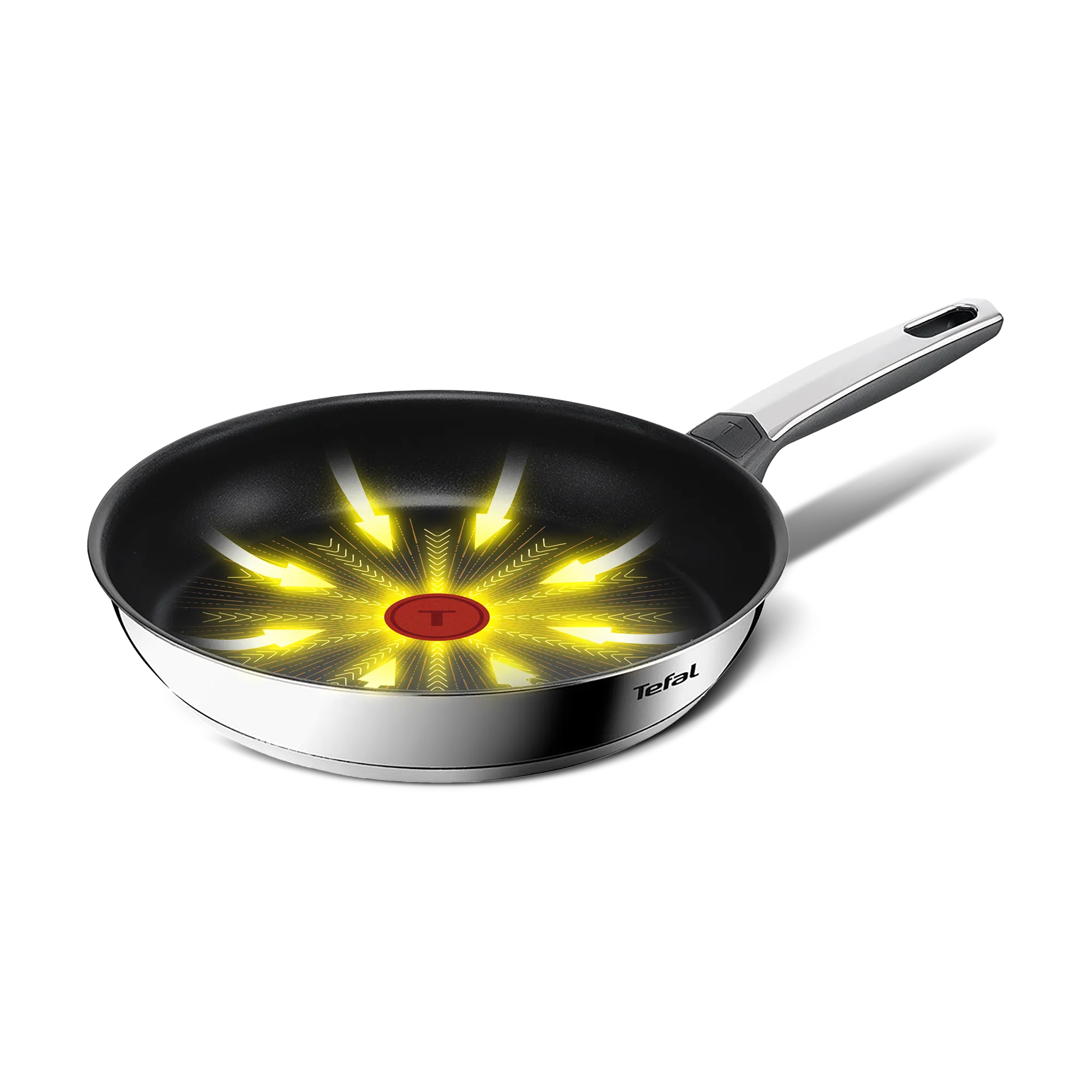 Tefal Emotion+ Flavors Induction Stainless Steel Oil Concentrating Non-Stick Frypan 24cm