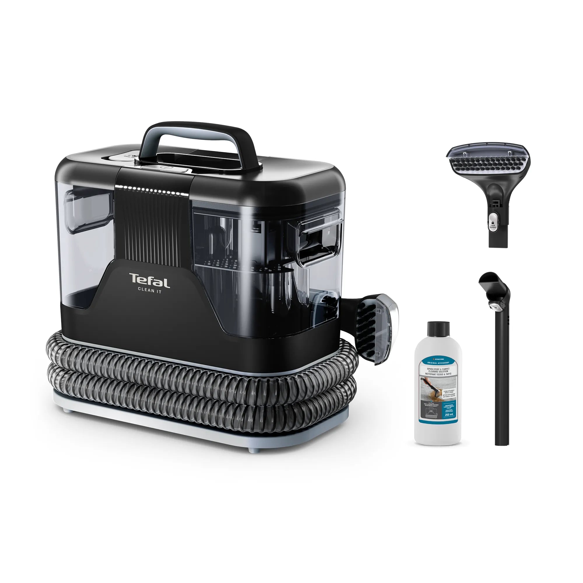 Tefal Clean It Portable Carpet & Upholstery Spot Cleaner IZ5010 with accessories