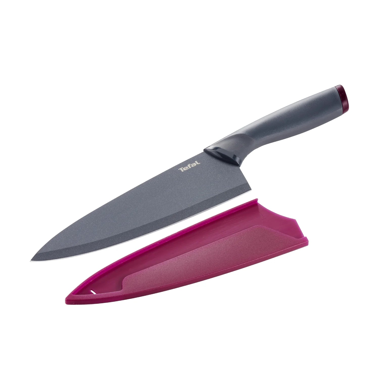 Tefal Fresh Kitchen Non-Stick Stainless Steel Chef's Knife 20cm K1220205 cover removed