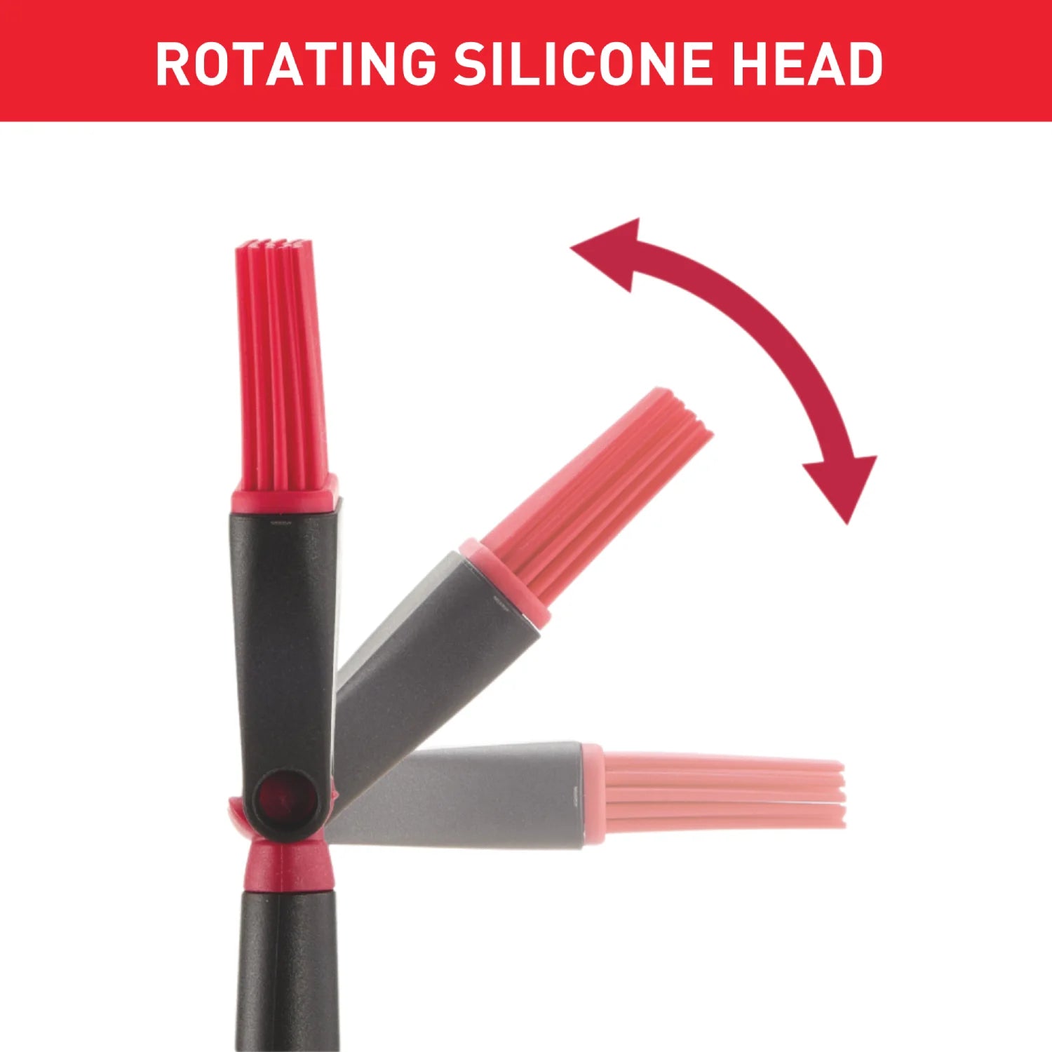 Tefal Ingenio Jointed Basting Brush K2072414 with rotating silicone head