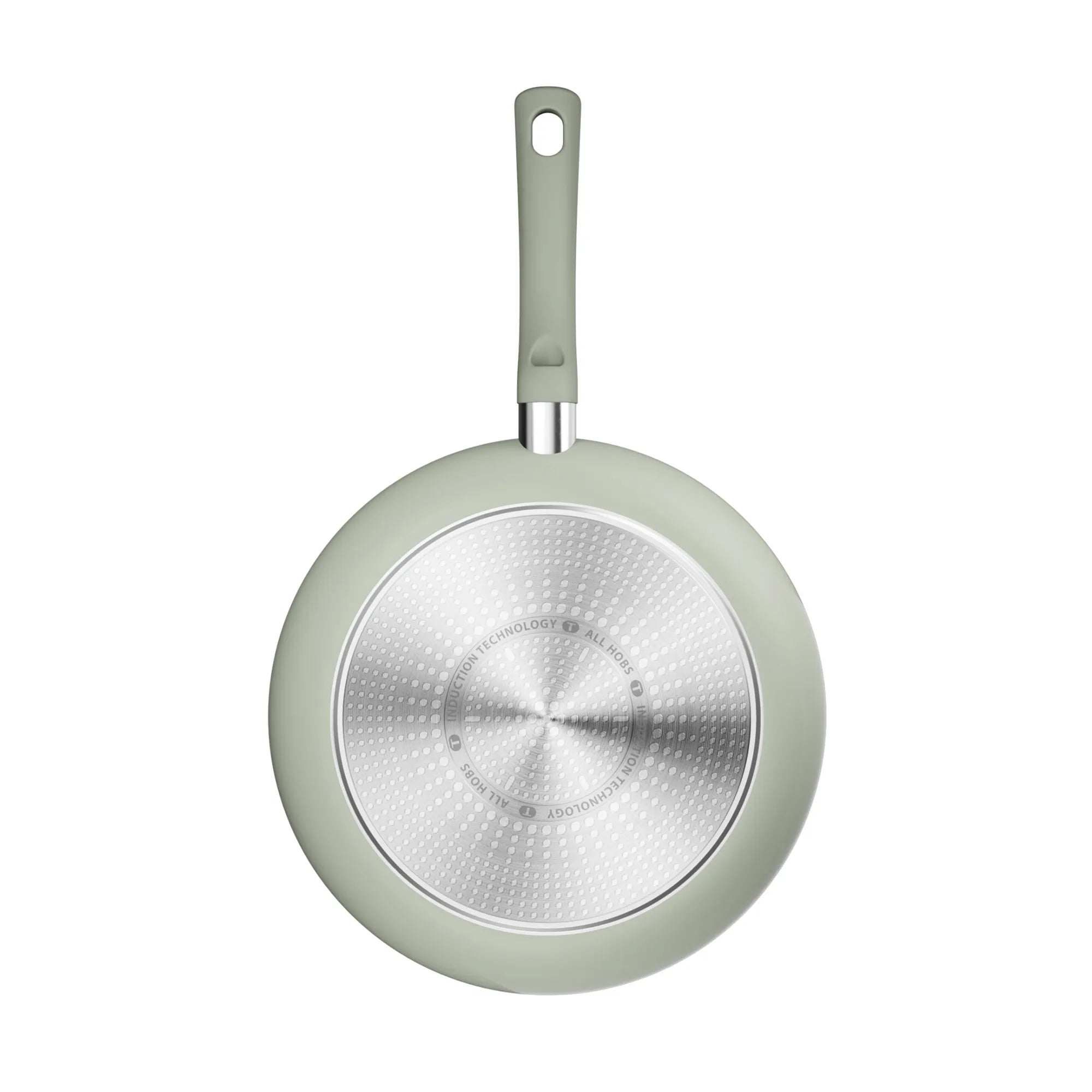 Tefal Vivaceram Induction Ceramic Green Lichen 5pc Set induction base