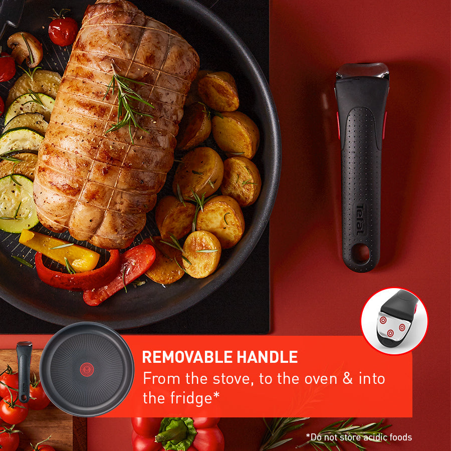 Tefal Ingenio Ultimate Non-Stick Induction 3pc Frypan Set 24/28cm