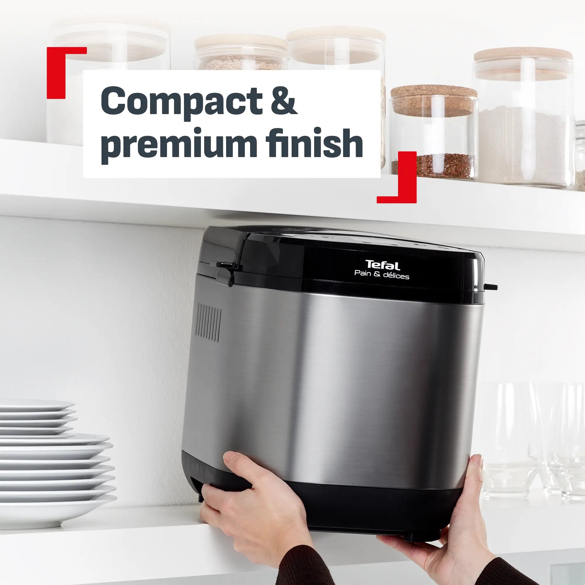 Tefal Pain & Delices Bread Maker PF240 with compact and premium finish