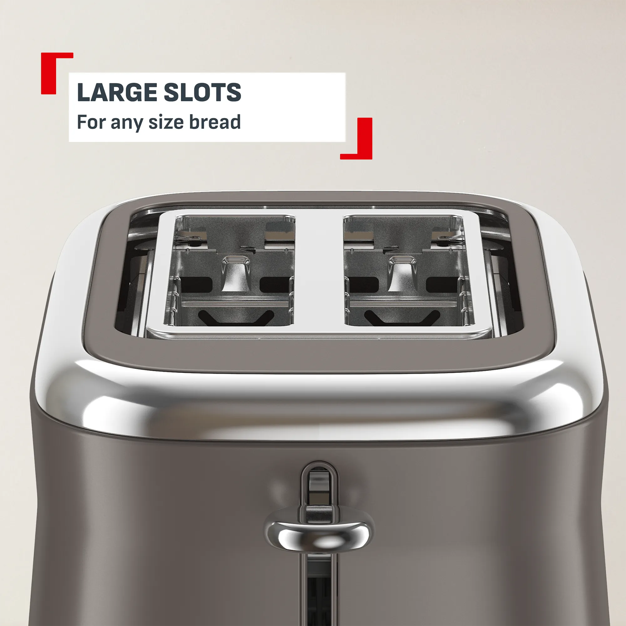 Tefal Collection Toaster 2-slice Grey Pewter TT20E