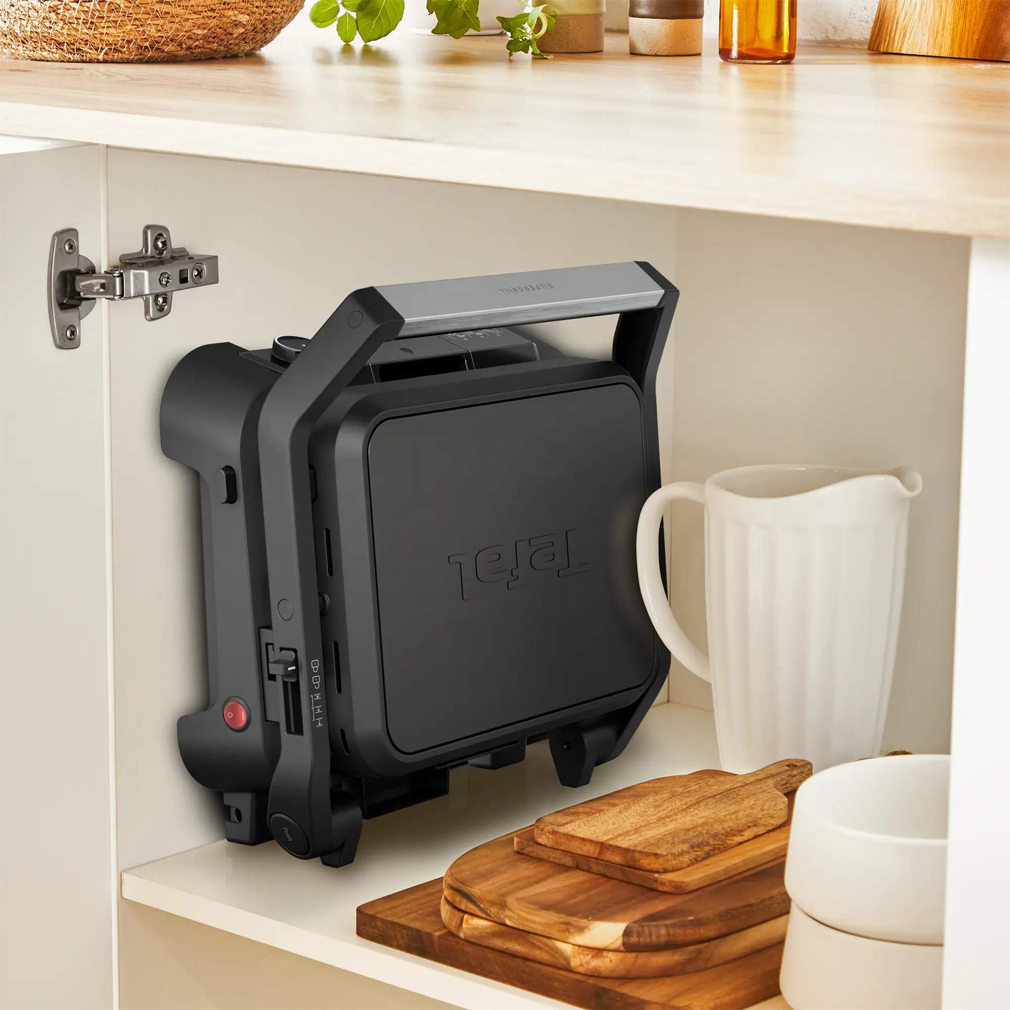 Tefal SuperGrill 3-in-1 Electric Grill Barbecue & Oven GC5108 easy to store