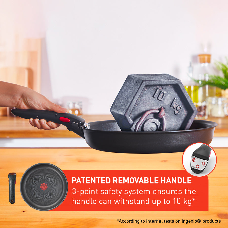 Tefal Ingenio Ultimate Non-Stick Induction 3pc Frypan Set 24/28cm
