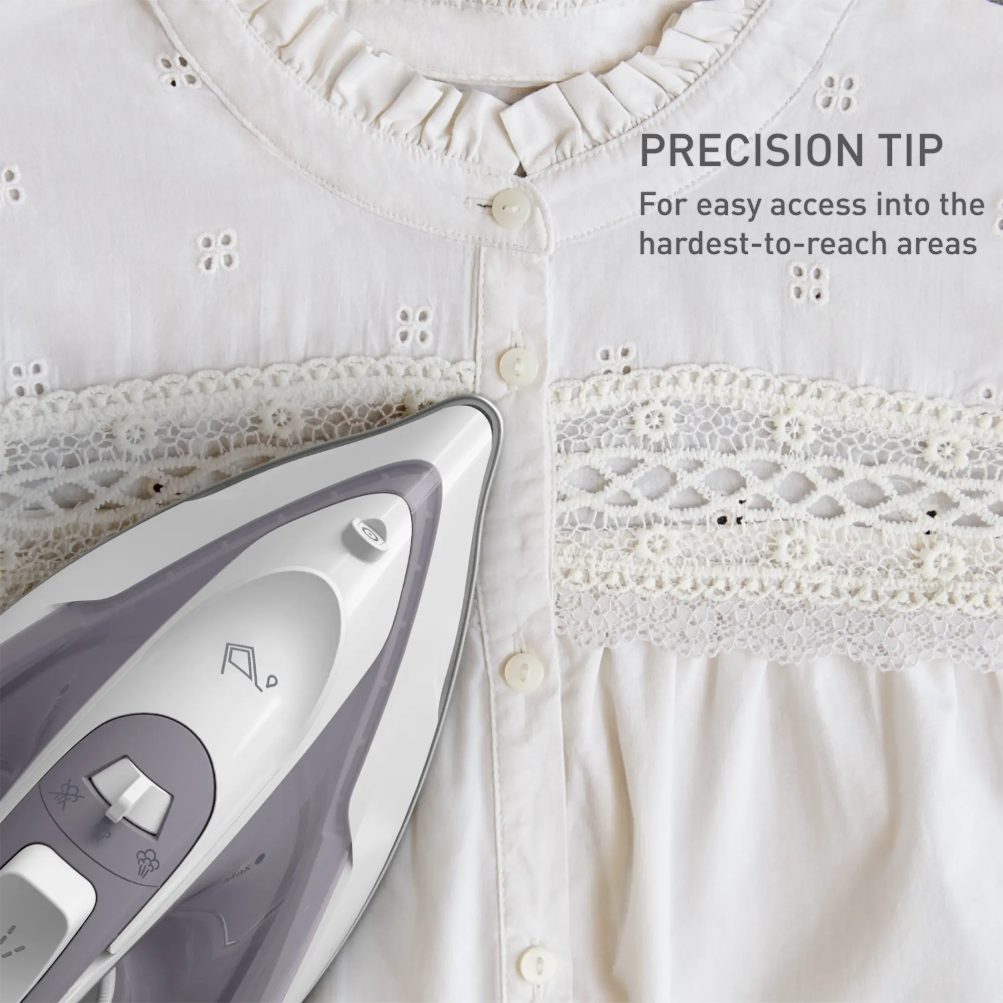 Tefal Virtuo 30 Steam Iron FV2C43 with precision tip