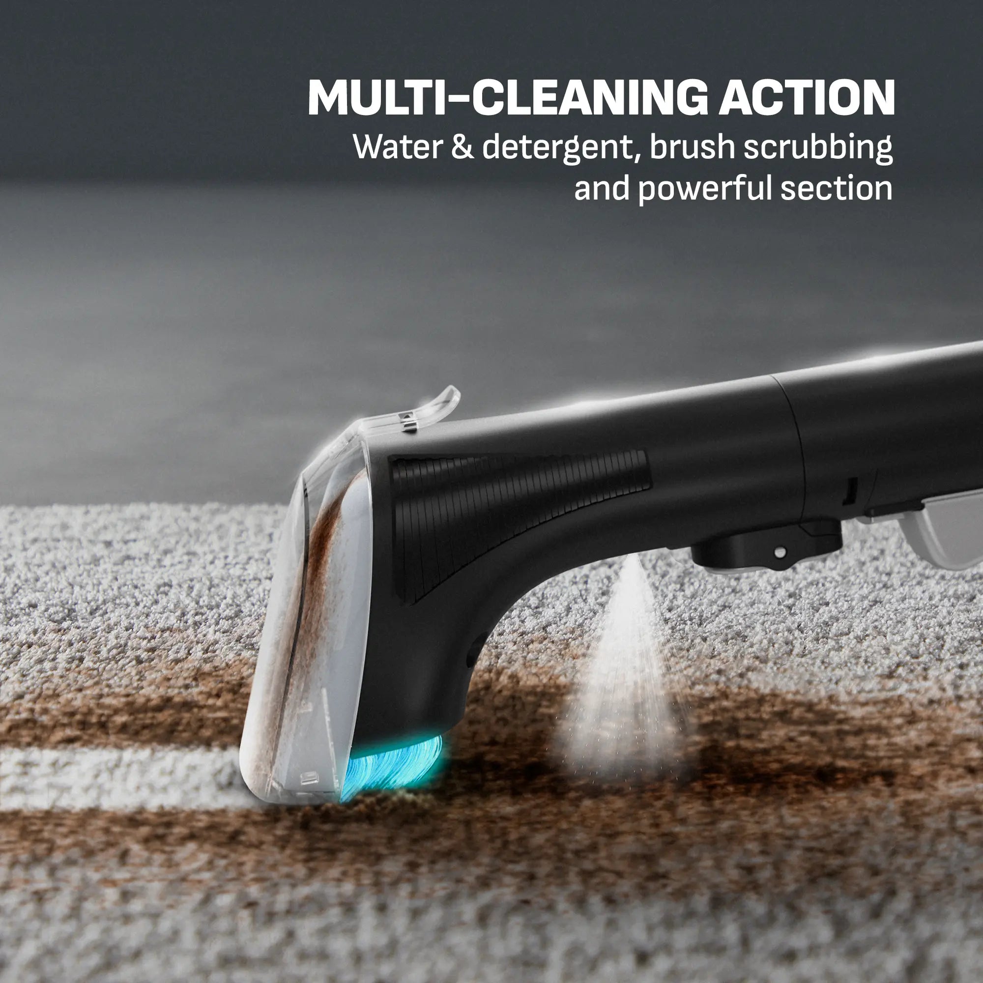 Tefal Clean It Portable Carpet & Upholstery Spot Cleaner IZ5010 with multi-cleaning action - water, scrubbing and suction