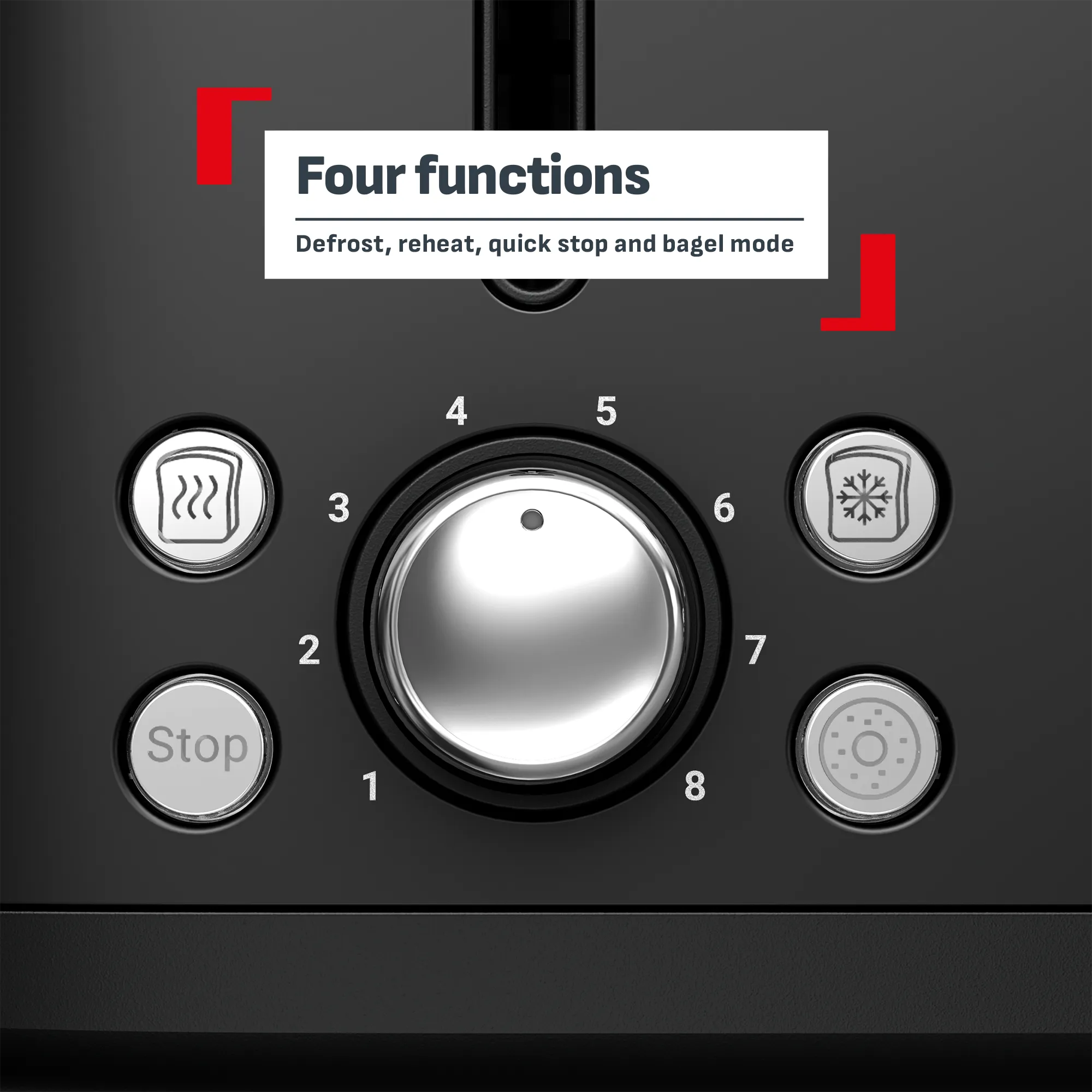 Tefal Collection Toaster 2-slice Black TT7208