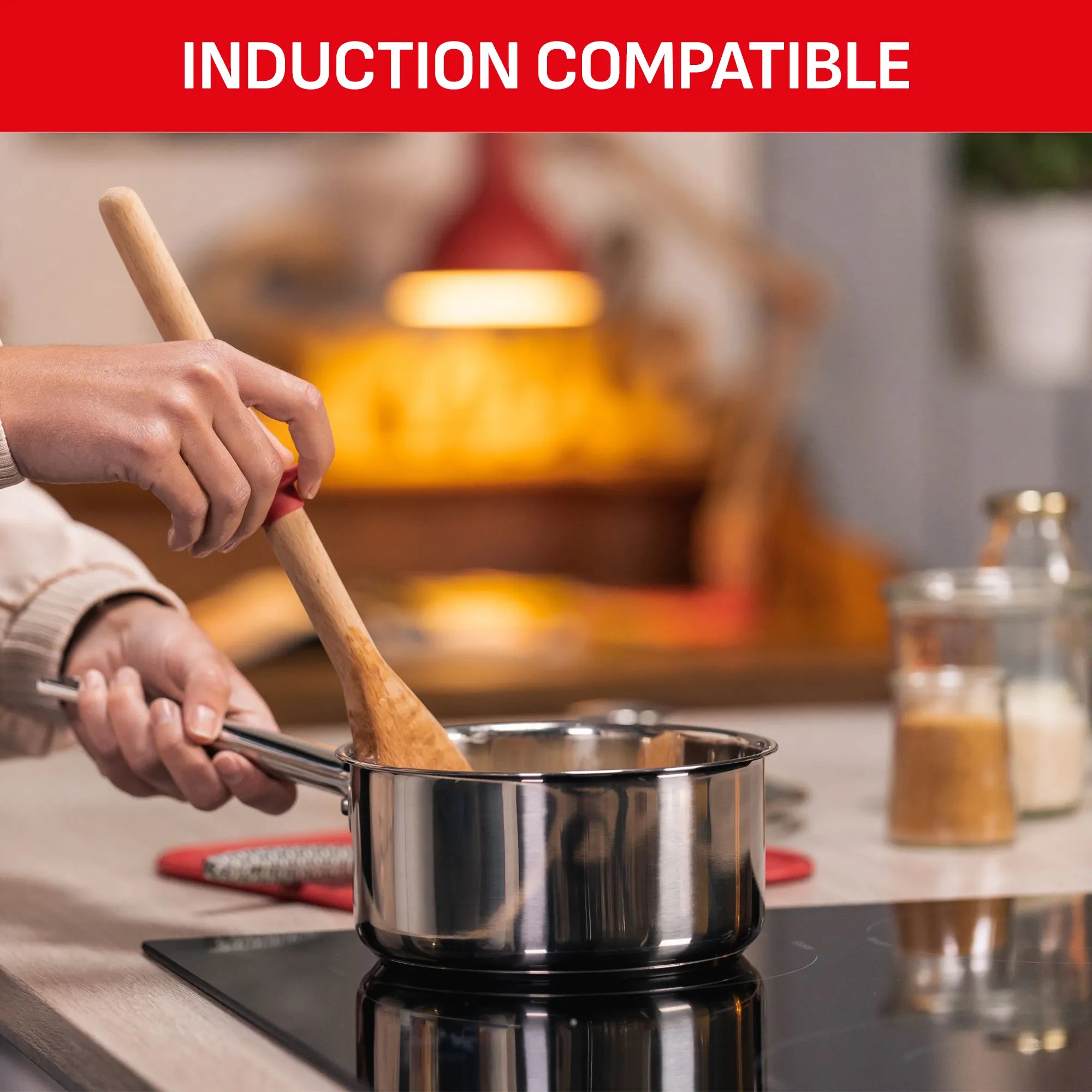 Tefal Cook Eat Induction 3pc Pot Set induction comptatible