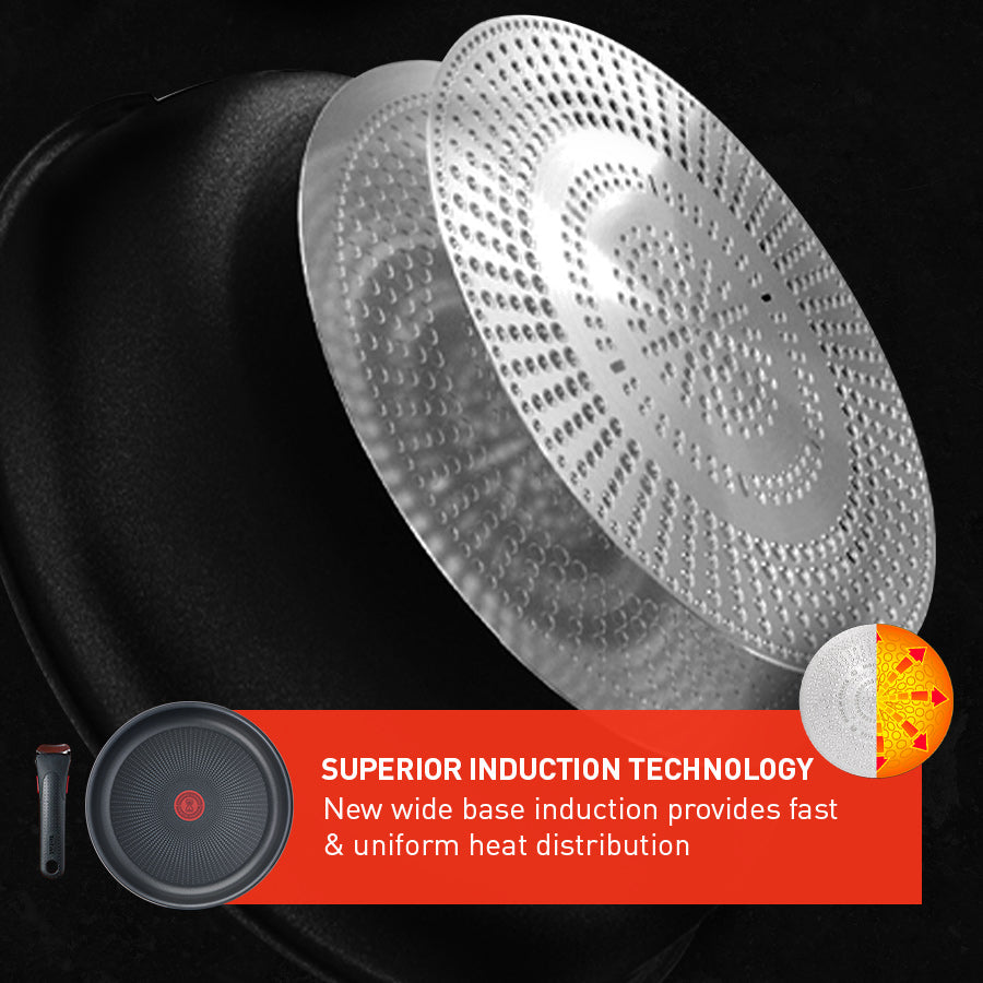 Tefal Ingenio Ultimate Non-Stick Induction 3pc Frypan Set 24/28cm
