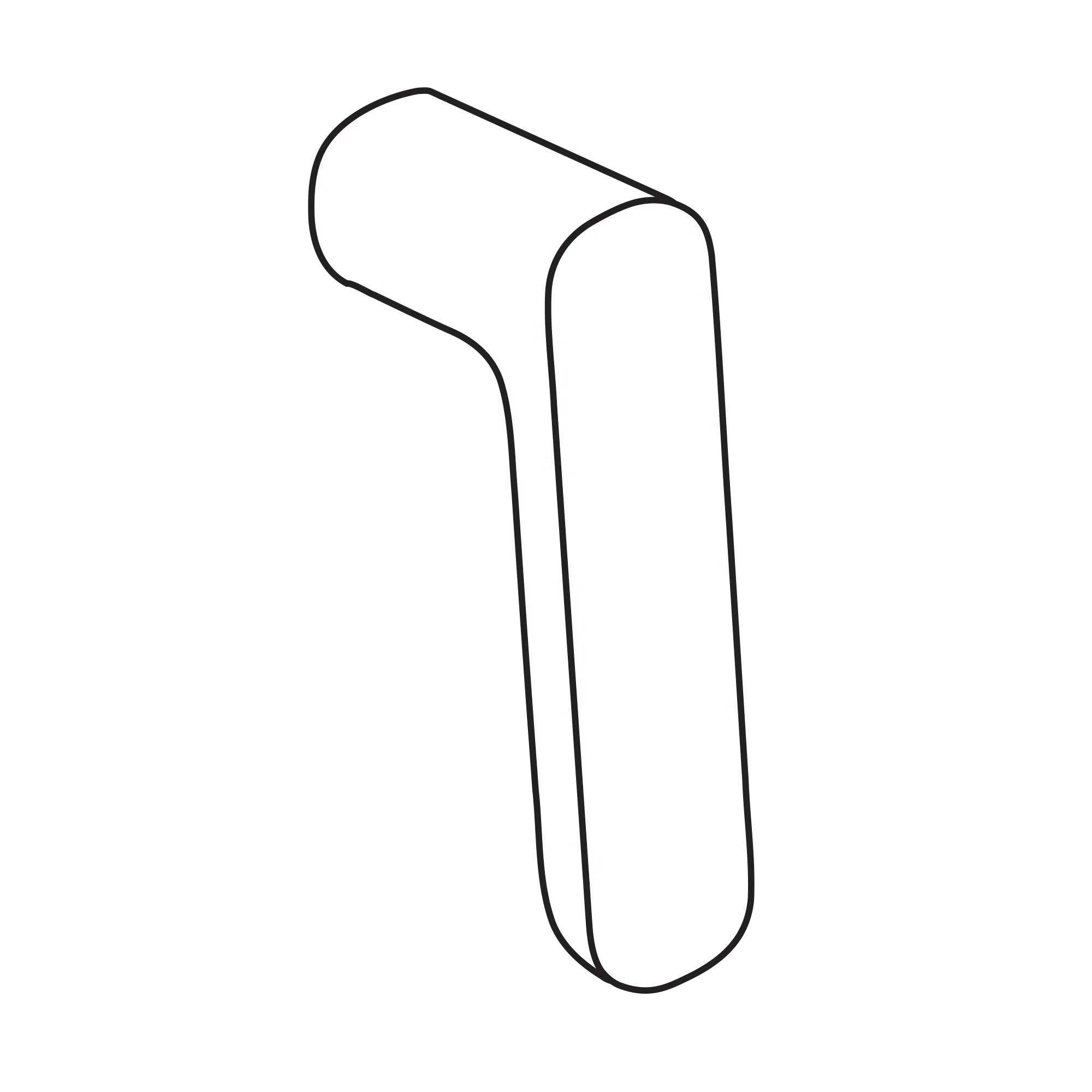 Jamie Oliver by Tefal Quiet & Easy Air Fryer Replacement Part - Handle - SS998171