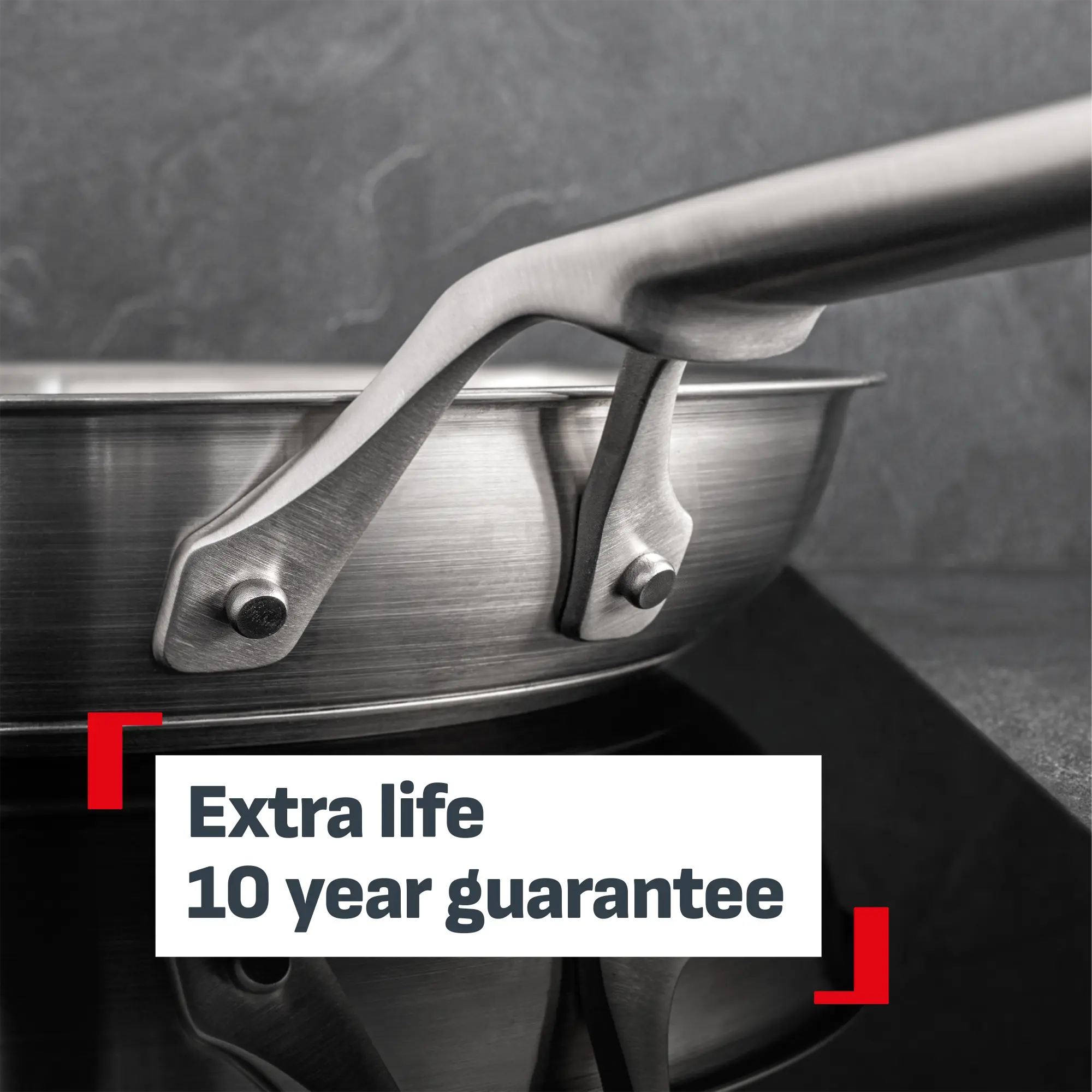 Tefal Extreme Induction Stainless Steel Uncoated Frypan 24cm