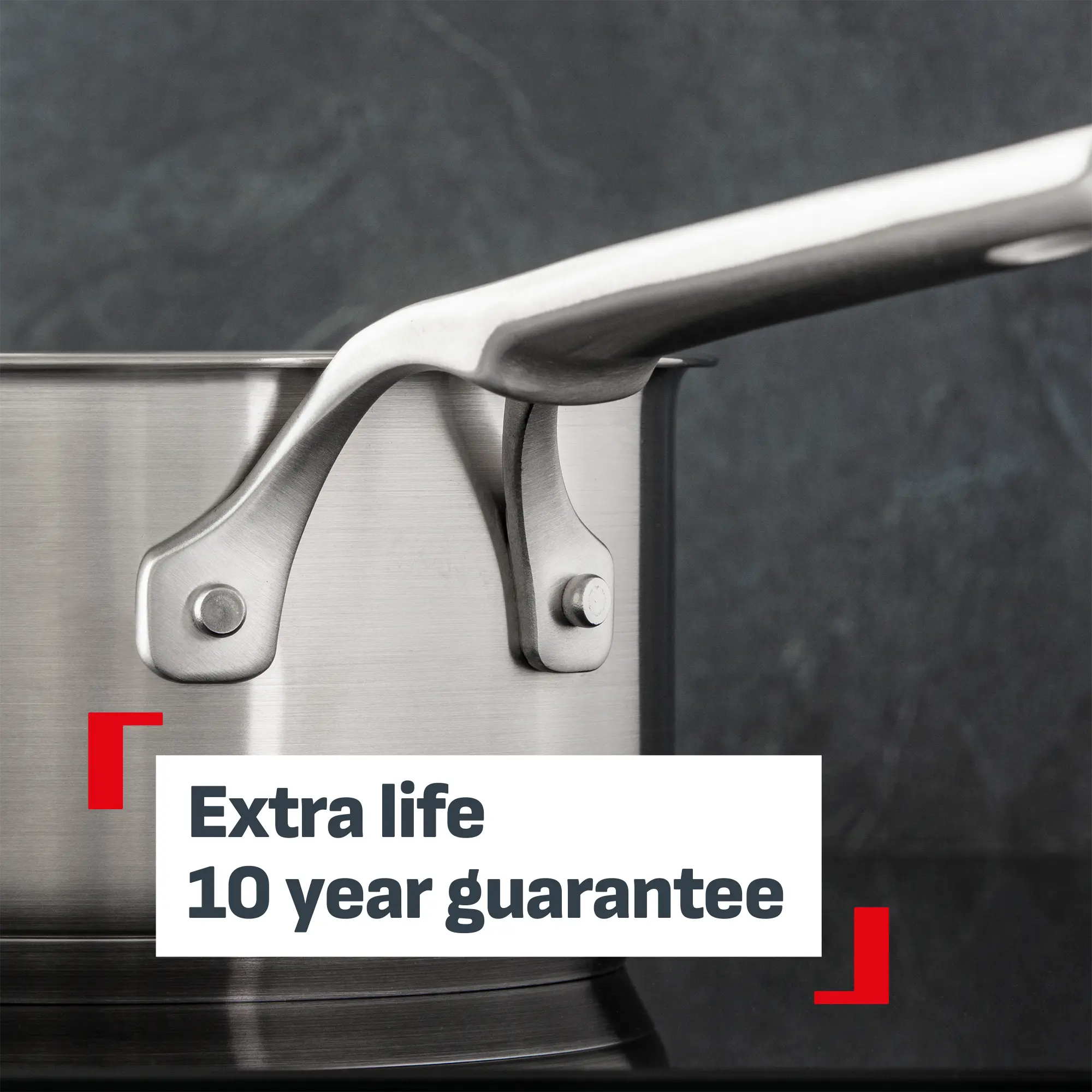 Tefal Space+ Extreme Induction Stainless Steel Saucepan 18cm + Lid