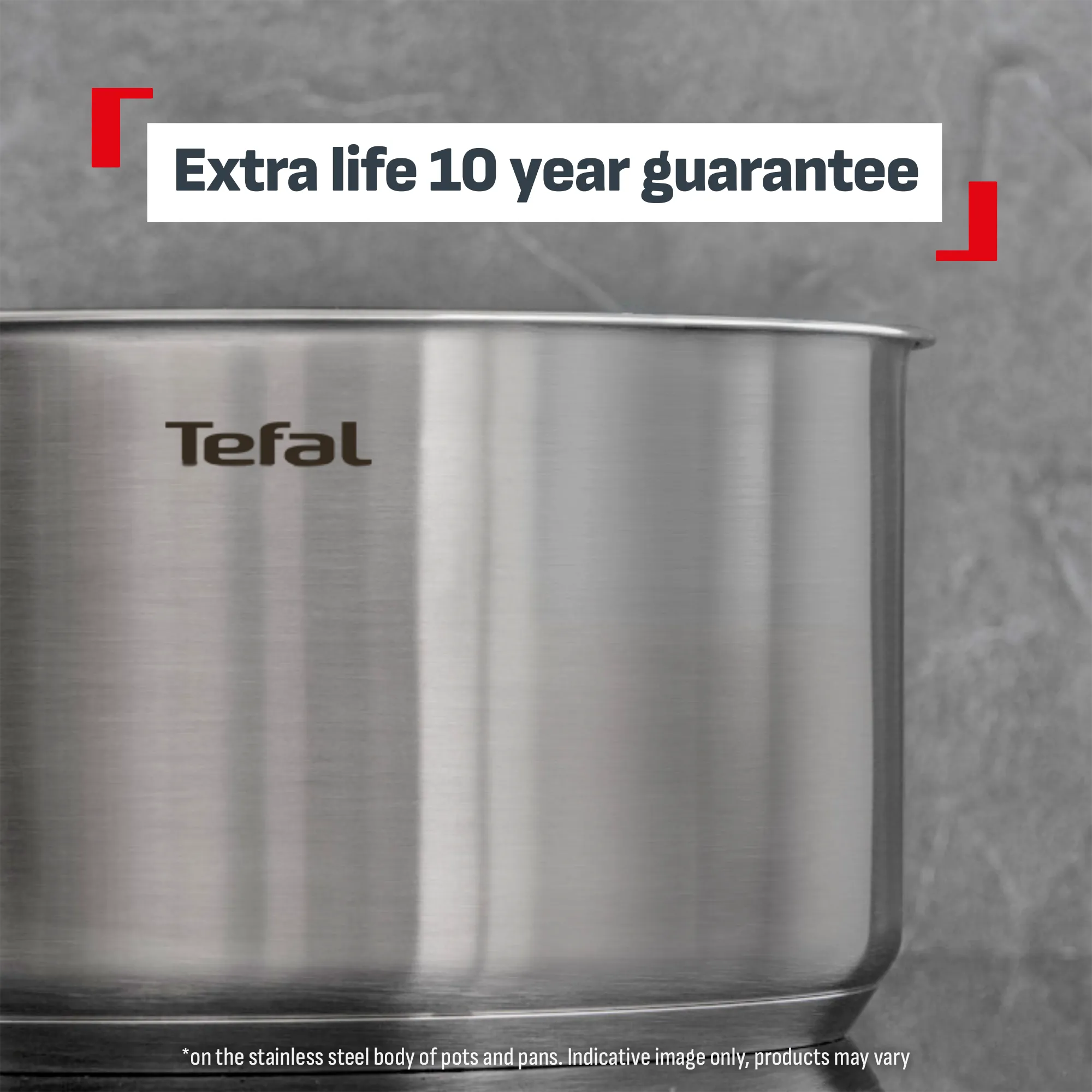 Tefal Ingenio Emotion+ Induction Uncoated Stainless Steel Set 10 year guarantee