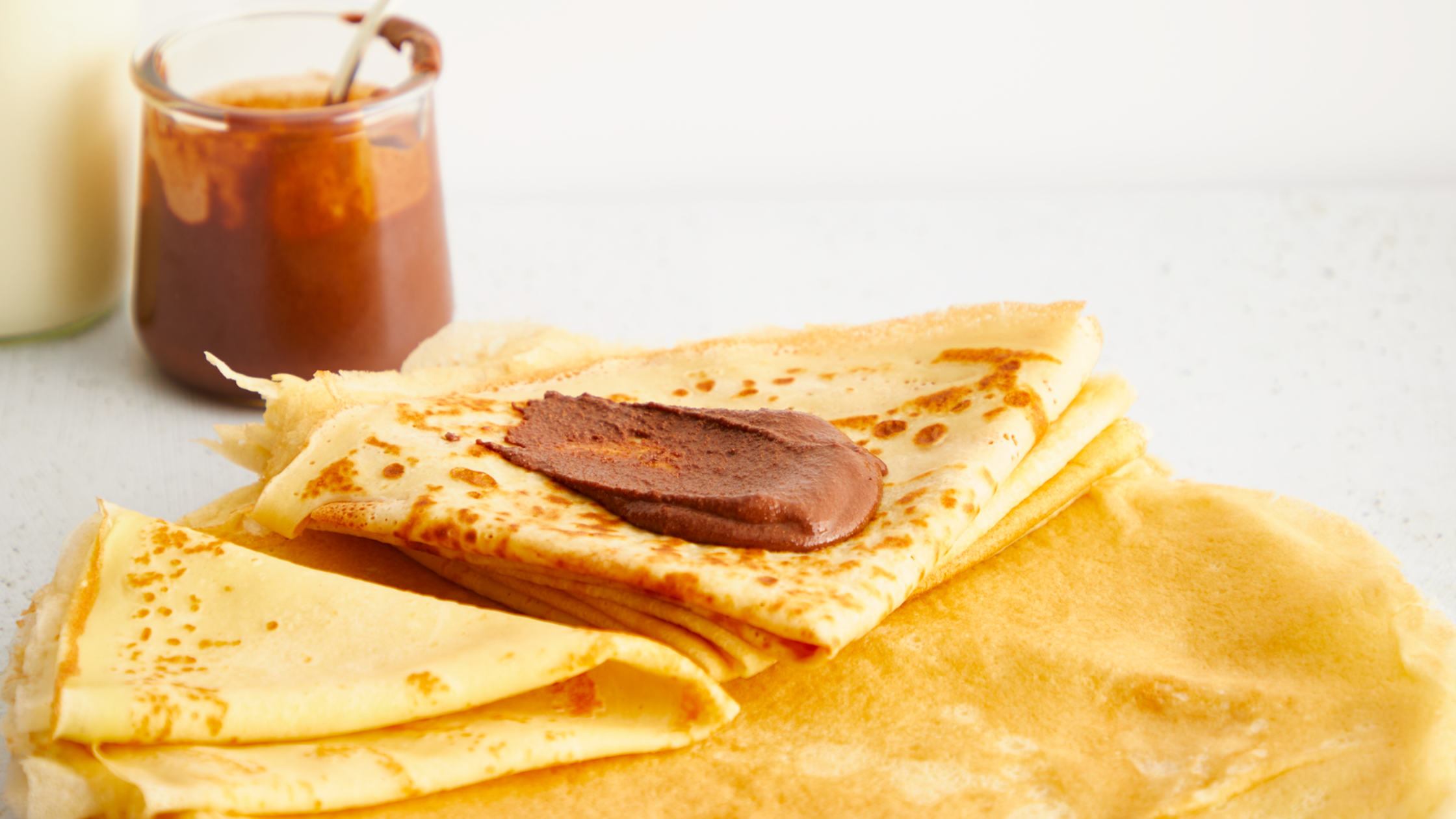 Classic Crêpes with Hazelnut Spread