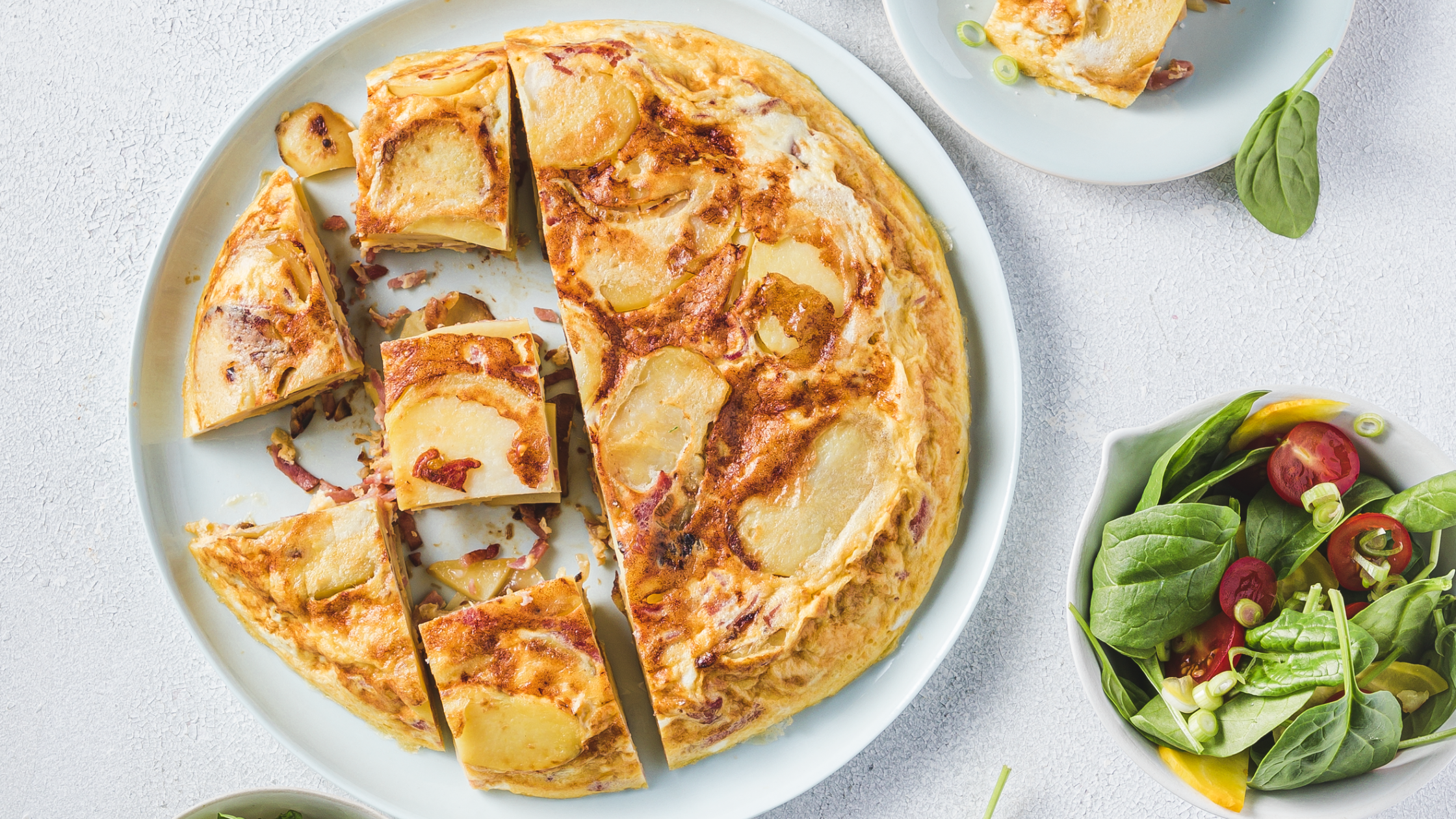 Spanish Tortilla with Ham