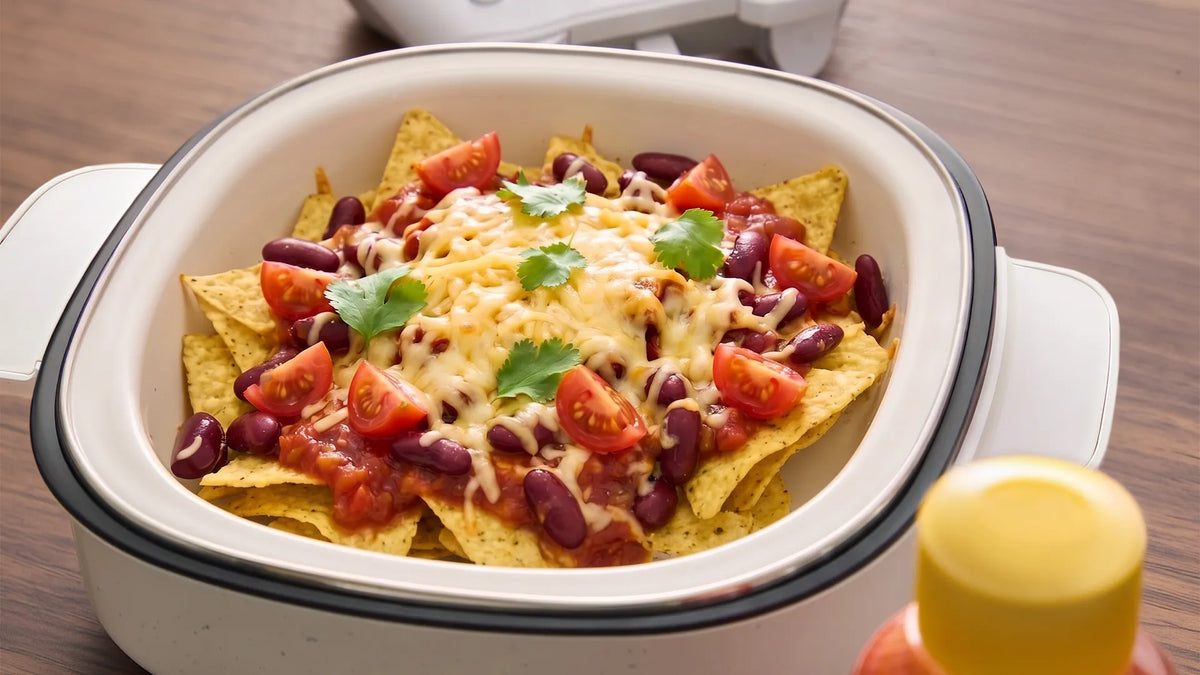 Cheesy Nachos with Salsa | Tefal YumMeal Recipe