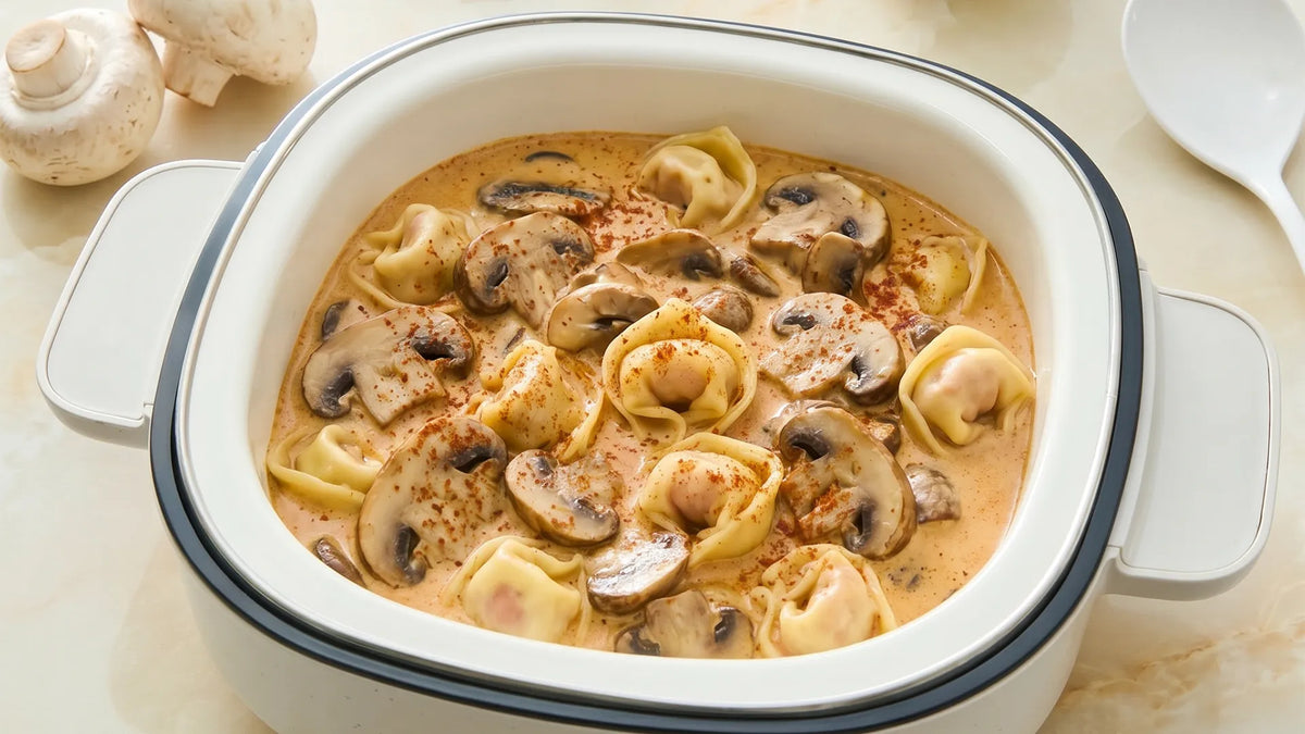One-Pot Mushroom Stroganoff with Cappelletti | Tefal YumMeal Recipe
