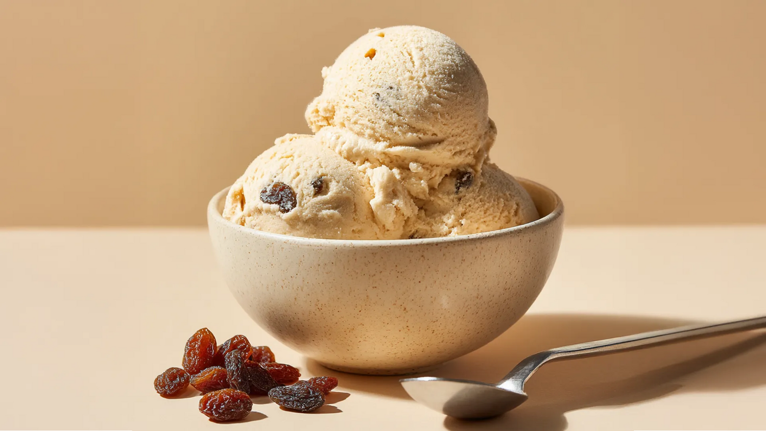 Raisin and Rum Ice Cream | Tefal Dolci Recipe