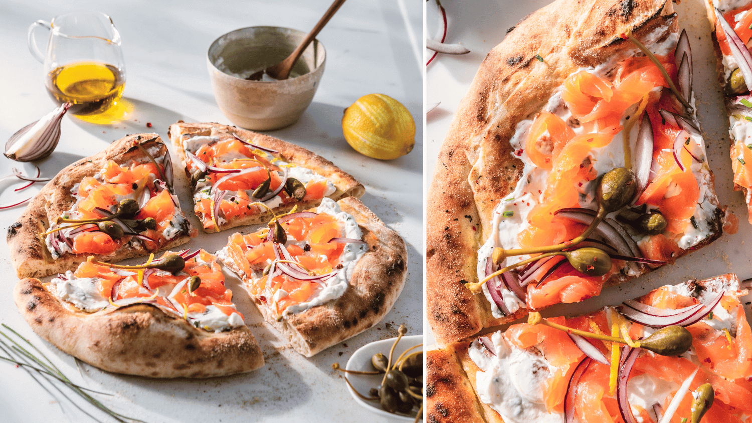 Salmon and Cream Pizza | Tefal Recipe