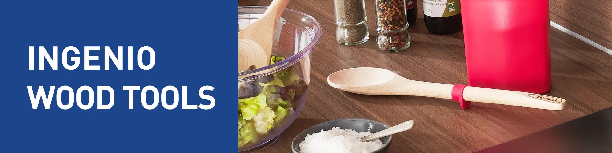 Ingenio Wood Kitchen Tools | Eco-Friendly & Cookware Safe