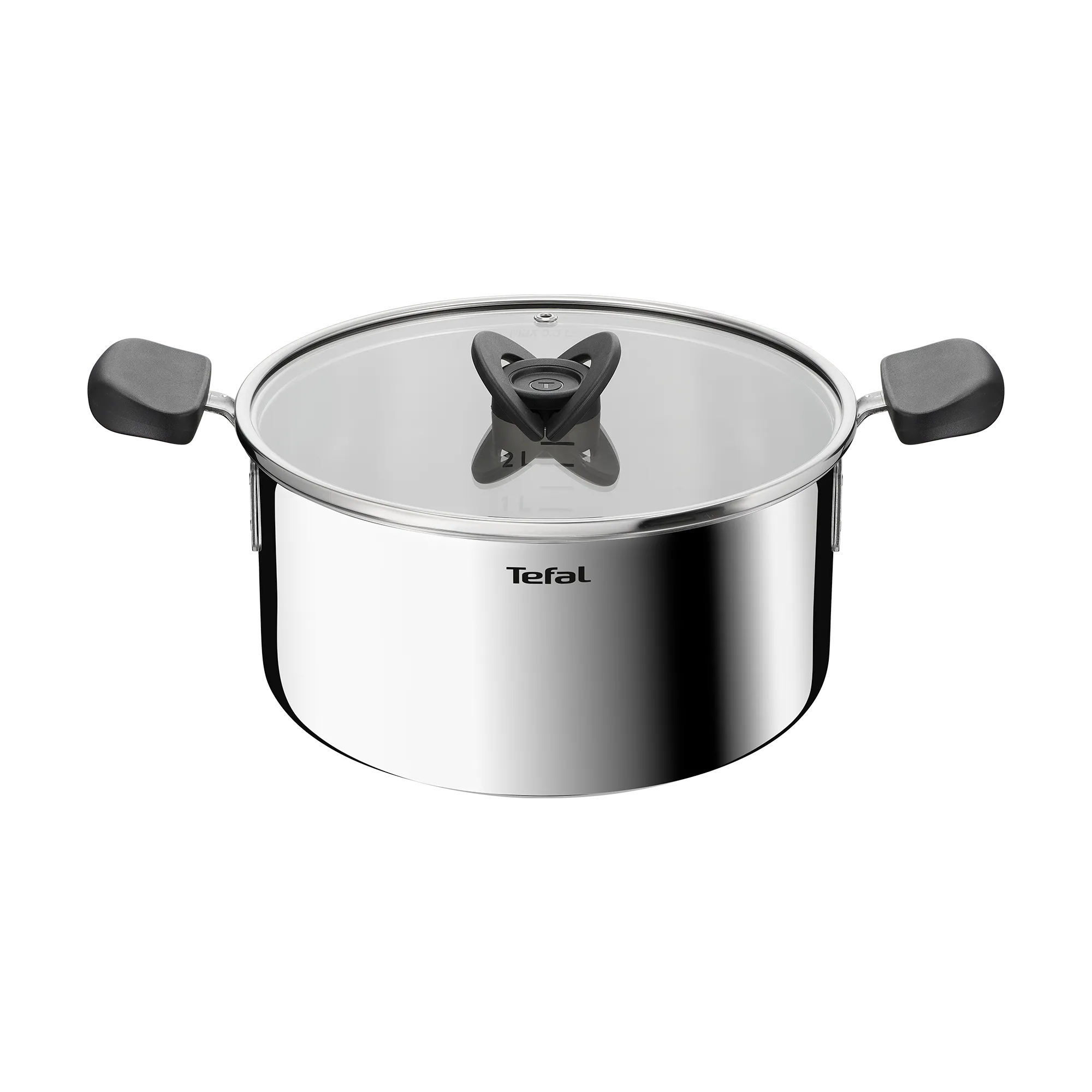 Tefal Space+ Everyday Chef Induction Stainless Steel Stewpot 24cm + Lid