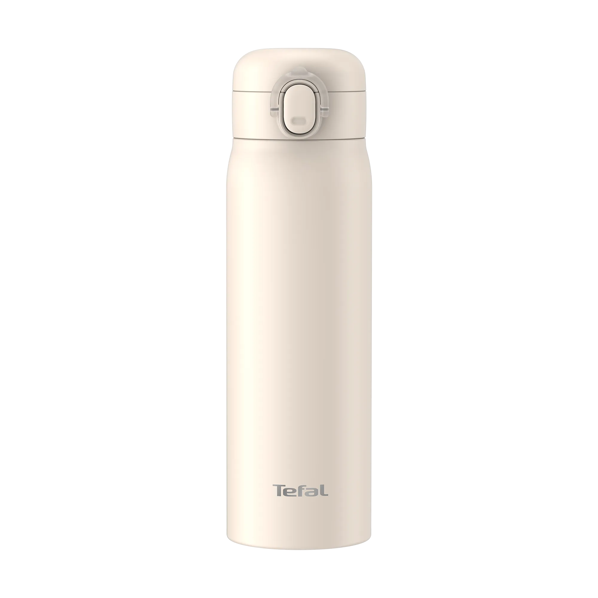 Tefal Easy to Go Stainless Steel Drink Bottle 500ml in White