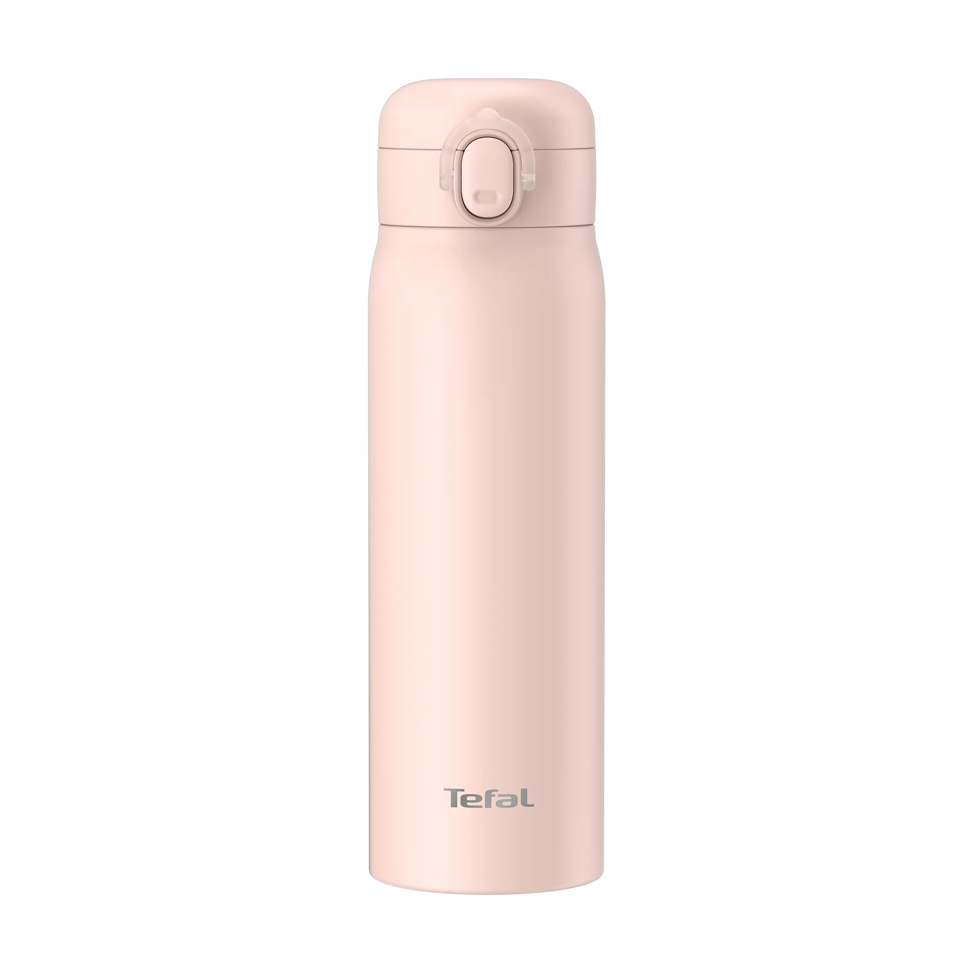 Tefal Easy to Go Stainless Steel Drink Bottle 500ml in Pink