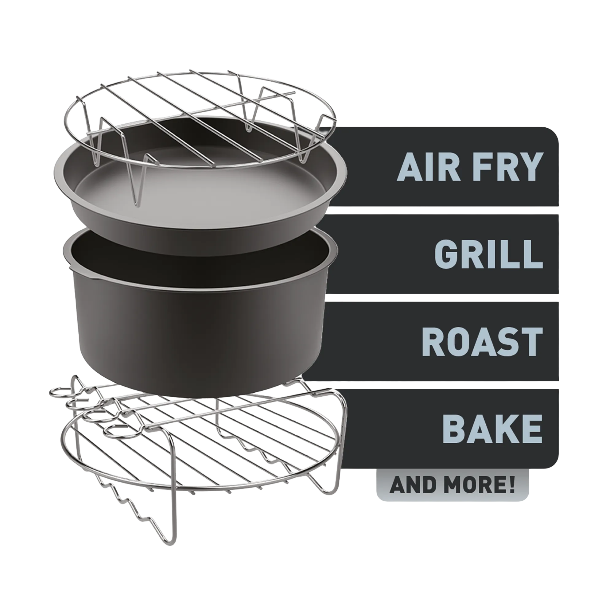 Tefal Air Fryer Accessory 17cm (Set of 4) -  XA1120