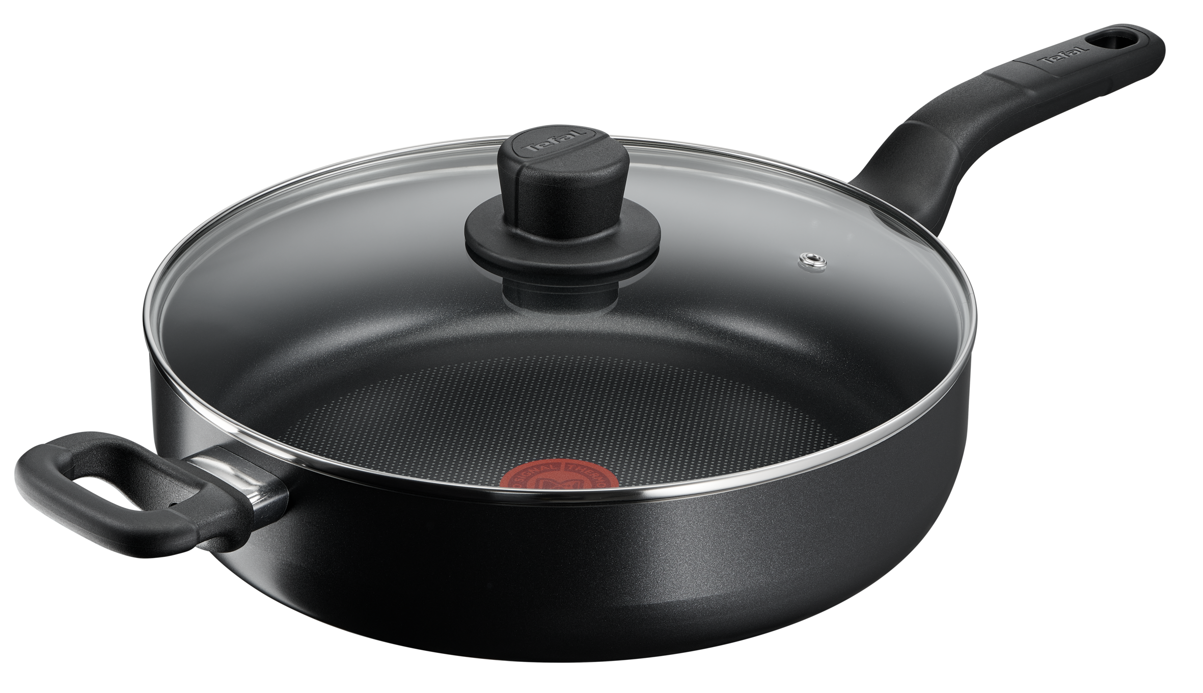 User manual and frequently asked questions Tefal Specialty Non-Stick Sautepan 30cm + Lid