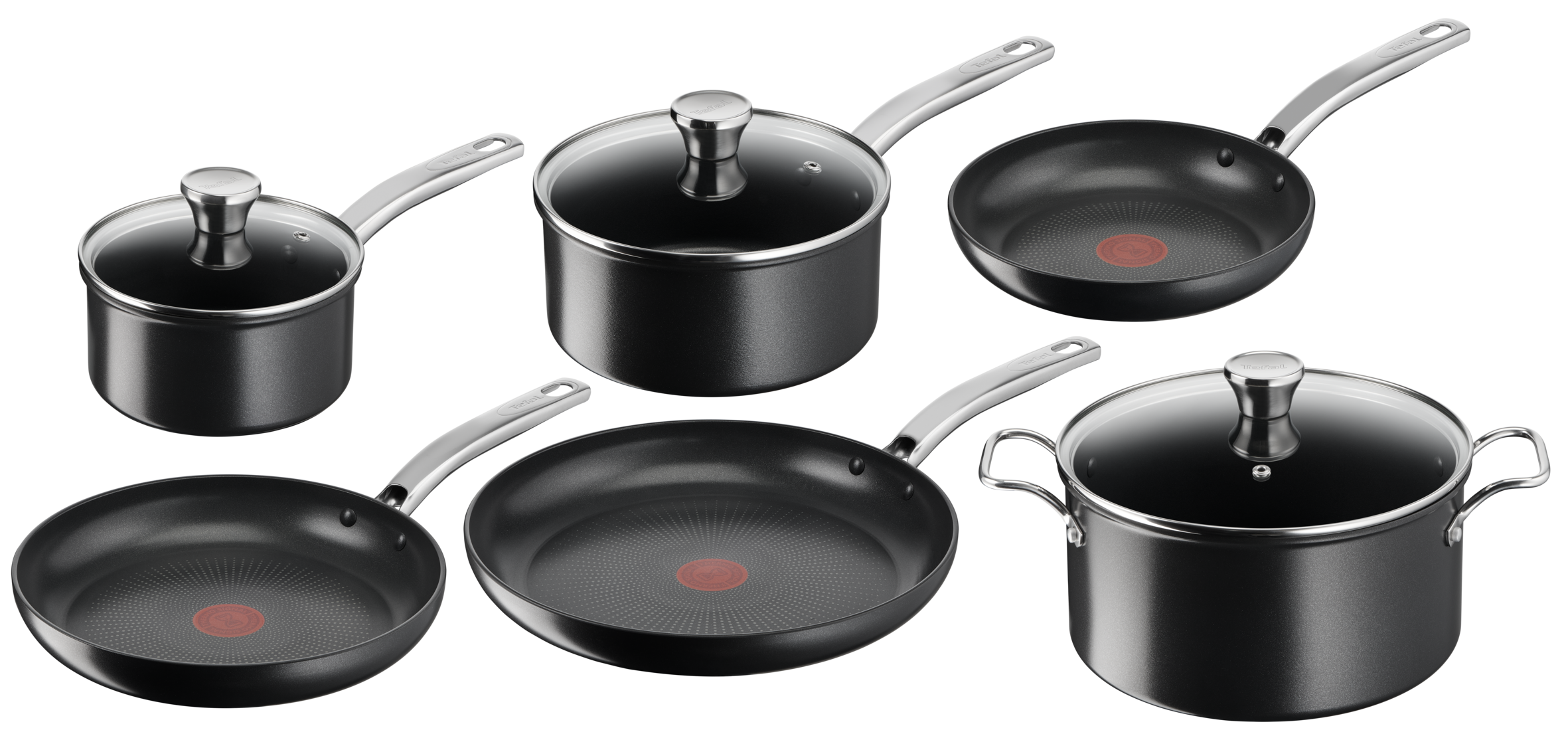 User manual and frequently asked questions Tefal Intensium Induction Non-Stick 6pce Set