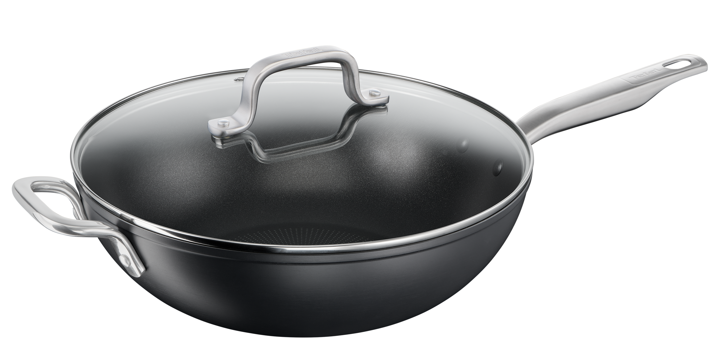 User manual and frequently asked questions Tefal Premium Specialty Hard Anodised Induction Non-Stick Wok 32cm + Lid