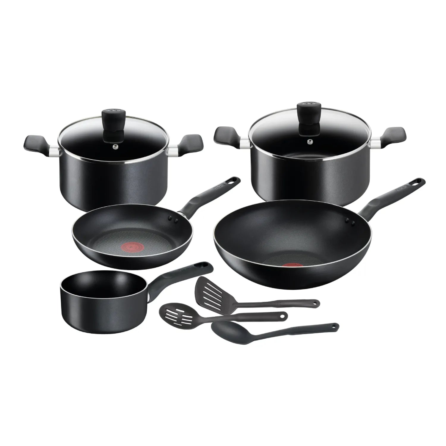 Tefal Super Cook Non-Stick 5pce Set with Utensils