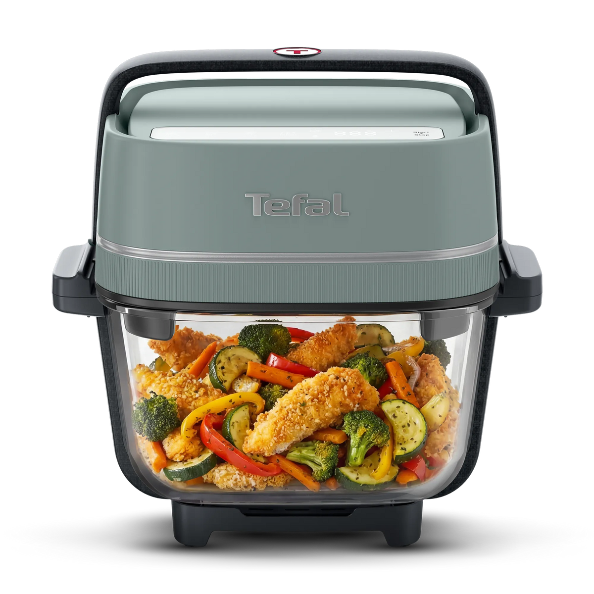Tefal Crisp & Go Portable Glass Air Fryer Eucalyptus FB7014